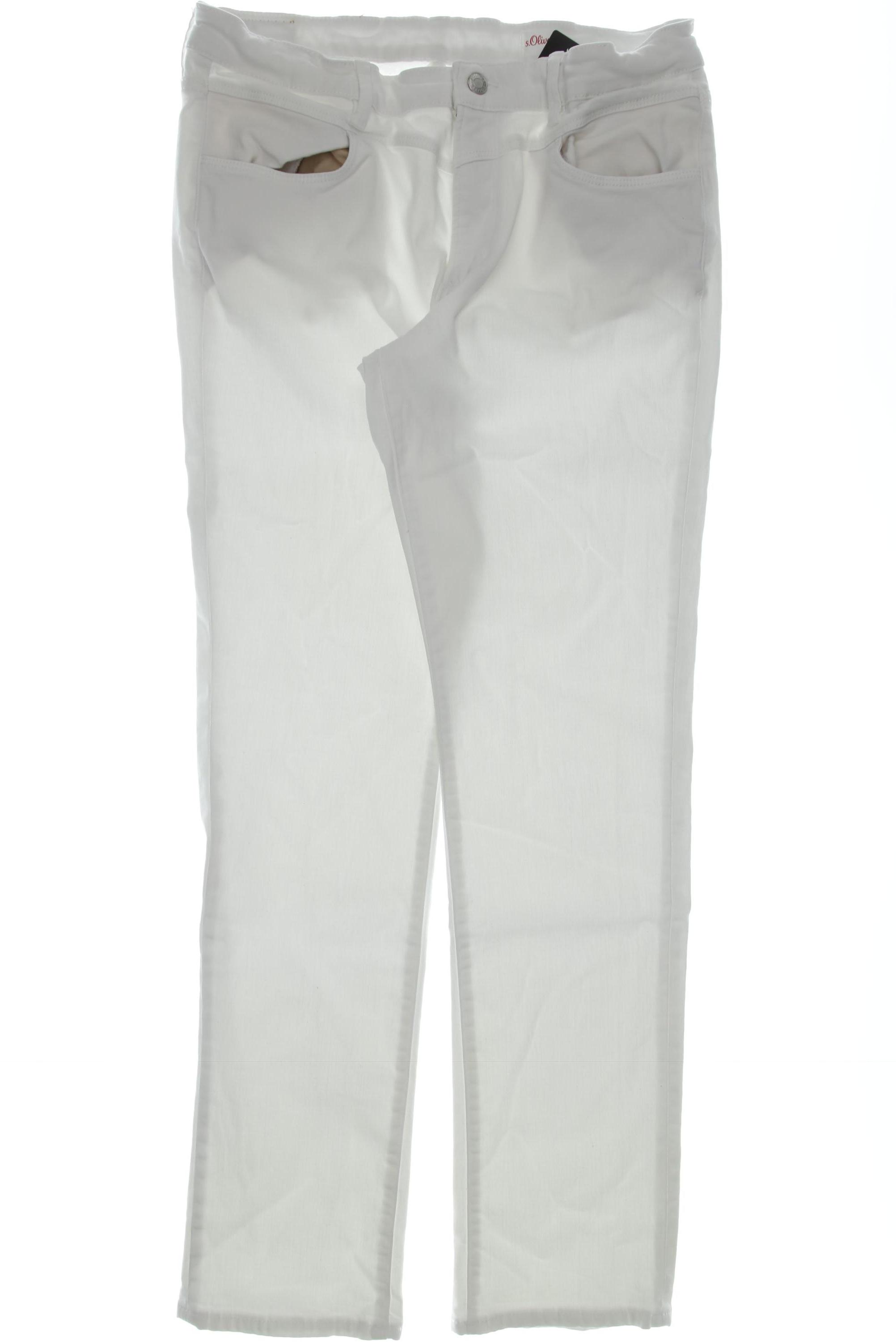 

s.Oliver Damen Jeans, weiß, Gr. 42