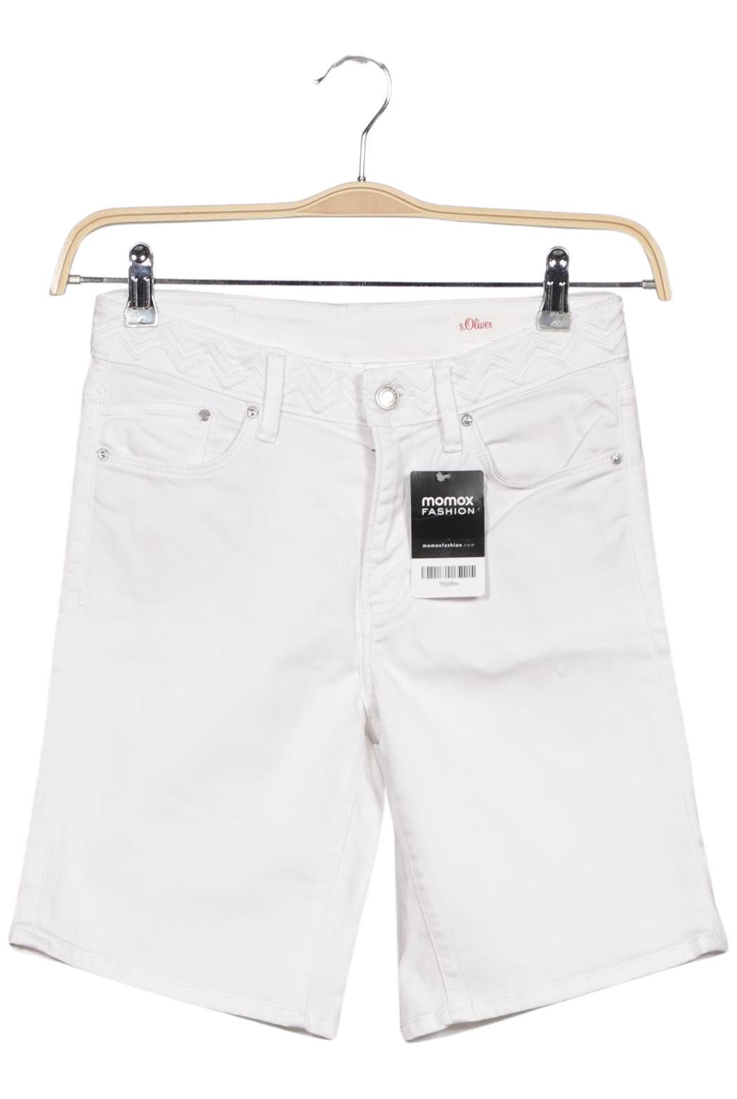 

s.Oliver Damen Shorts, weiß, Gr. 34