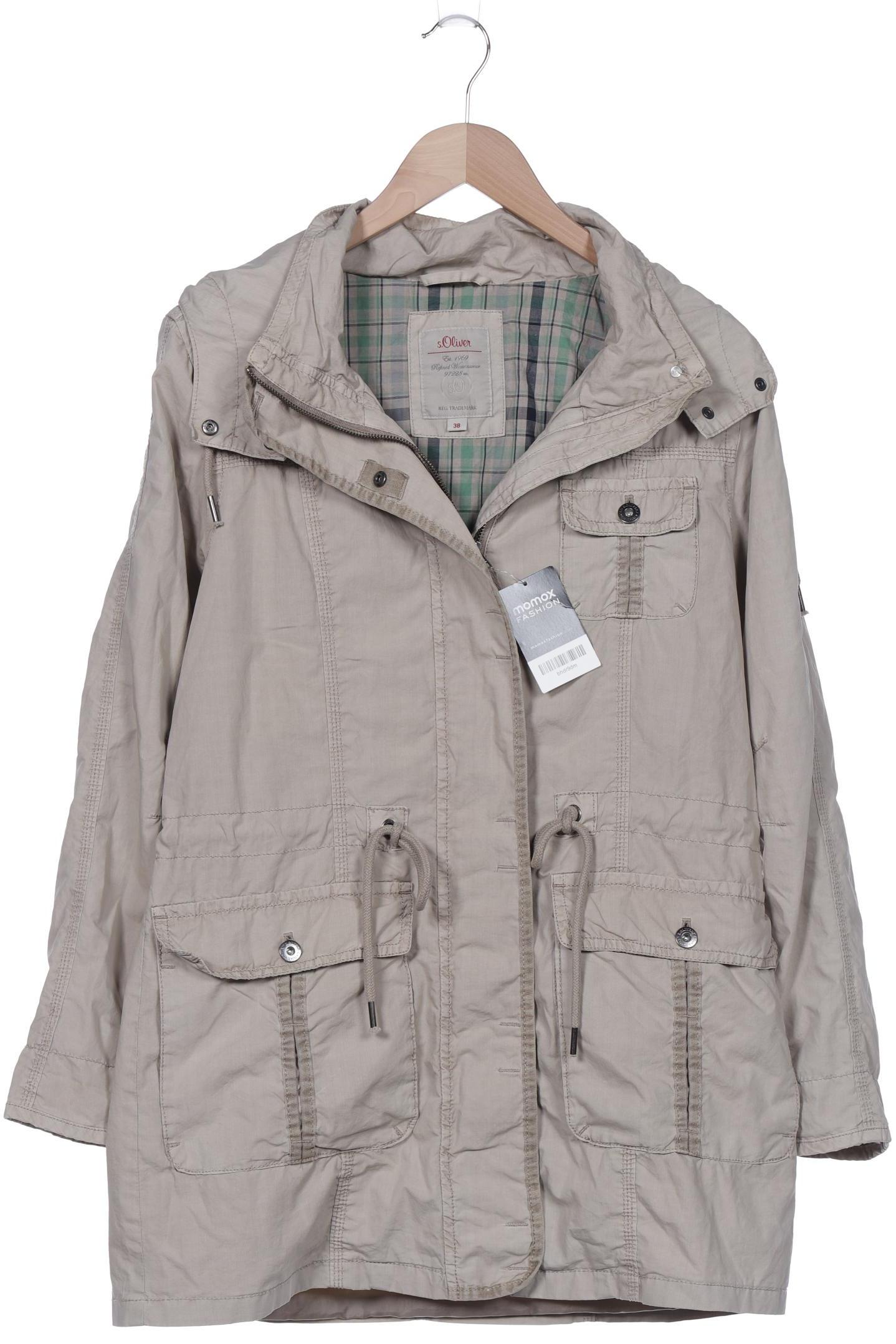 

s.Oliver Damen Mantel, beige, Gr. 38