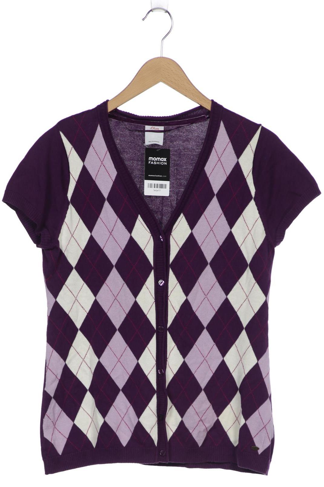 

s.Oliver Damen Strickjacke, flieder, Gr. 42