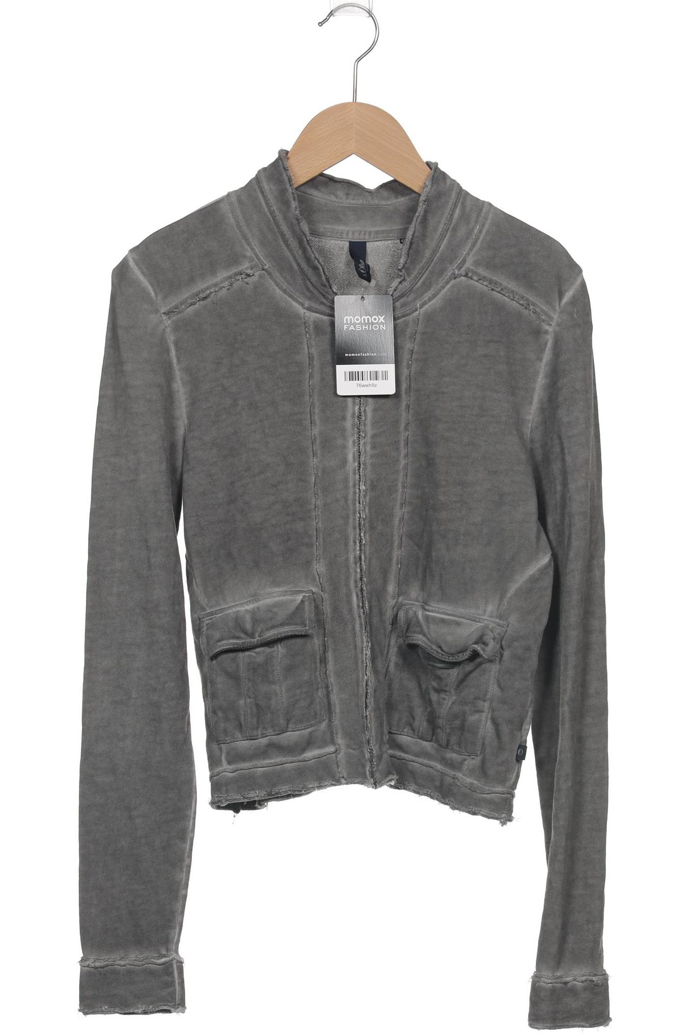 

s.Oliver Damen Strickjacke, grau, Gr. 34