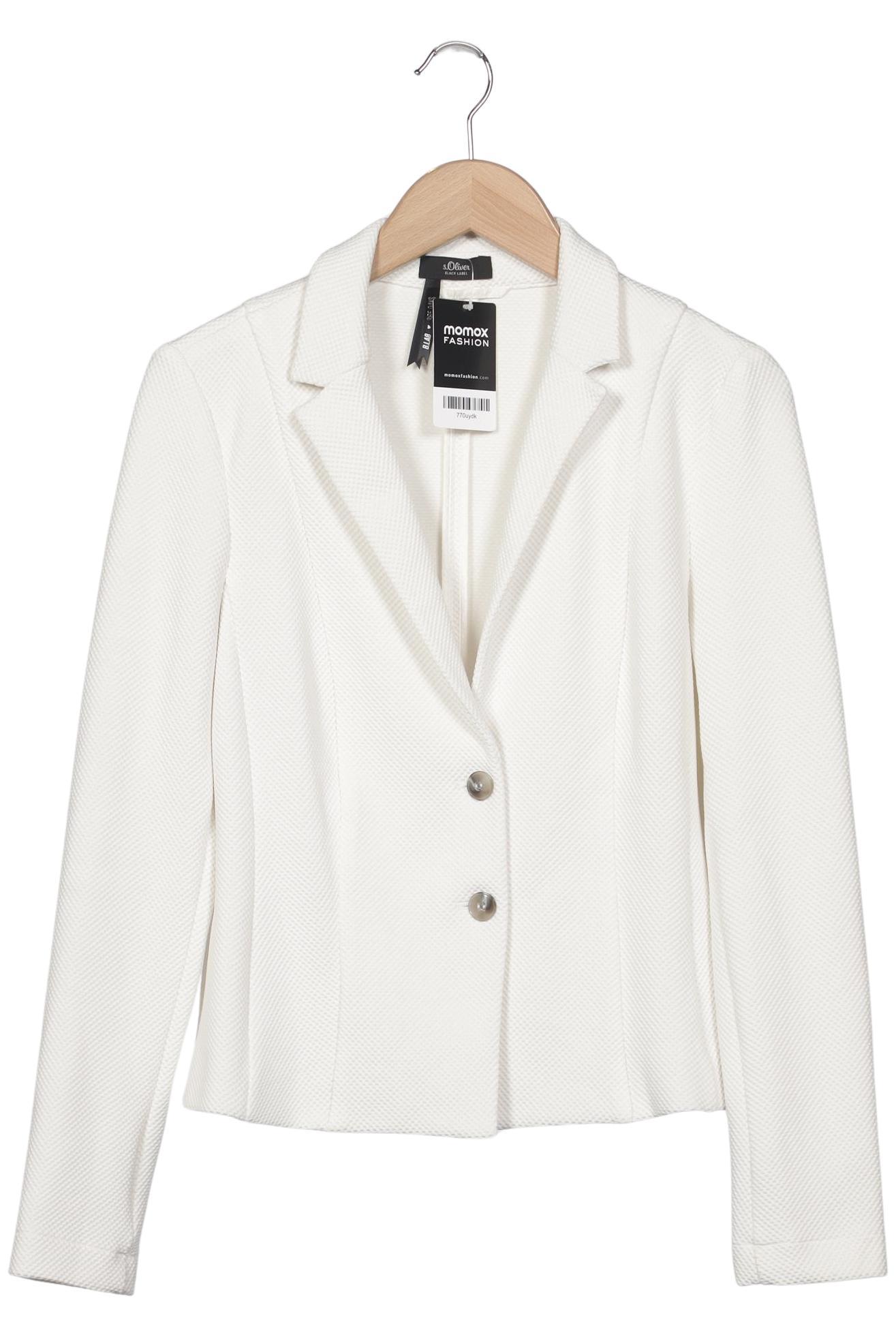 

s.Oliver Damen Blazer, weiß, Gr. 38