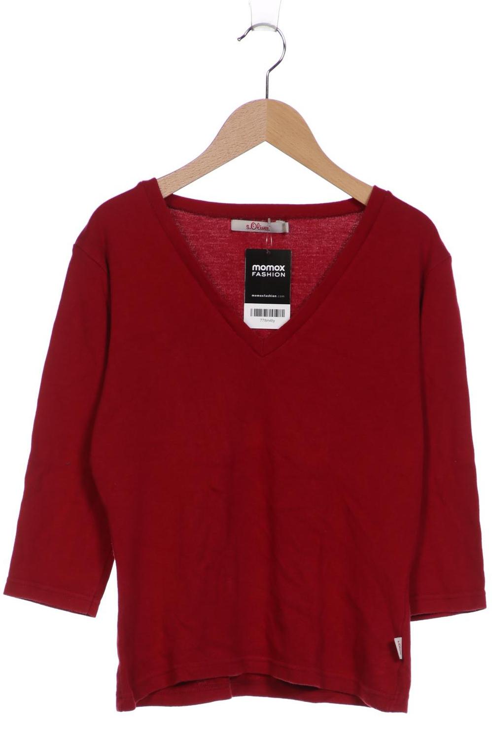 

s.Oliver Damen Langarmshirt, rot, Gr. 38