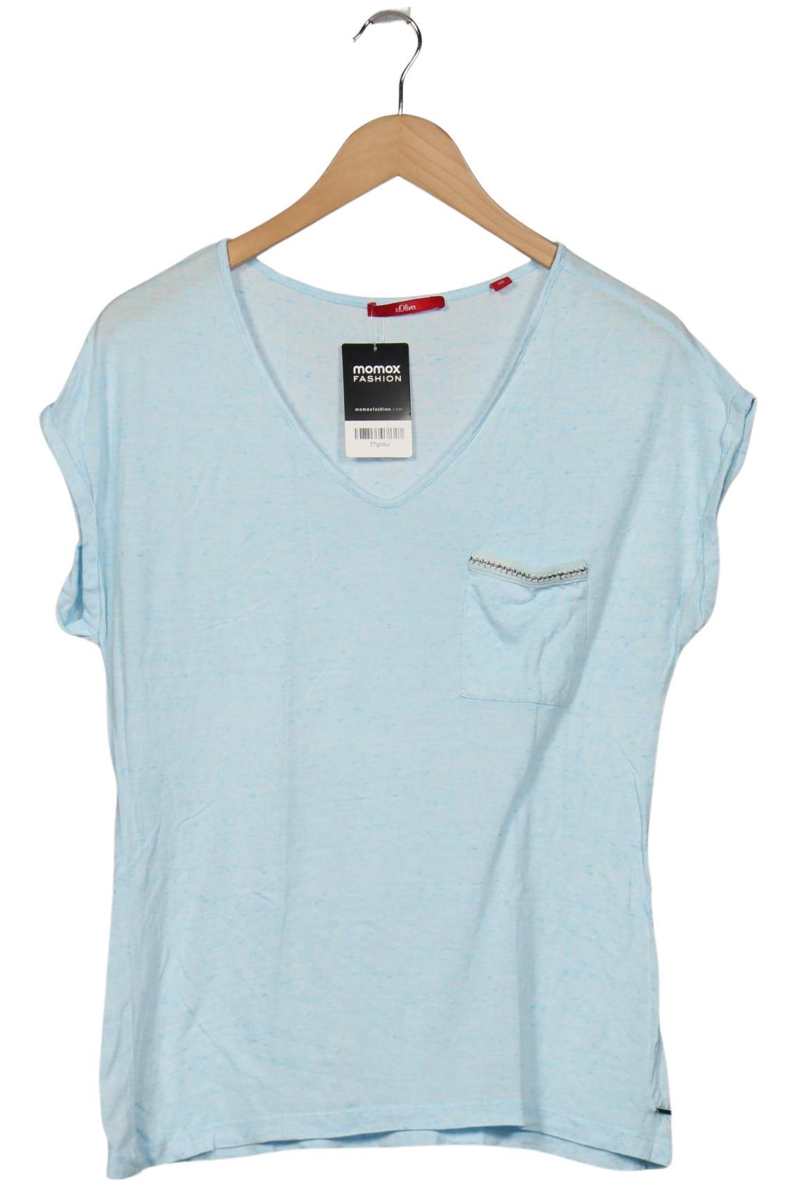 

s.Oliver Damen T-Shirt, hellblau, Gr. 36
