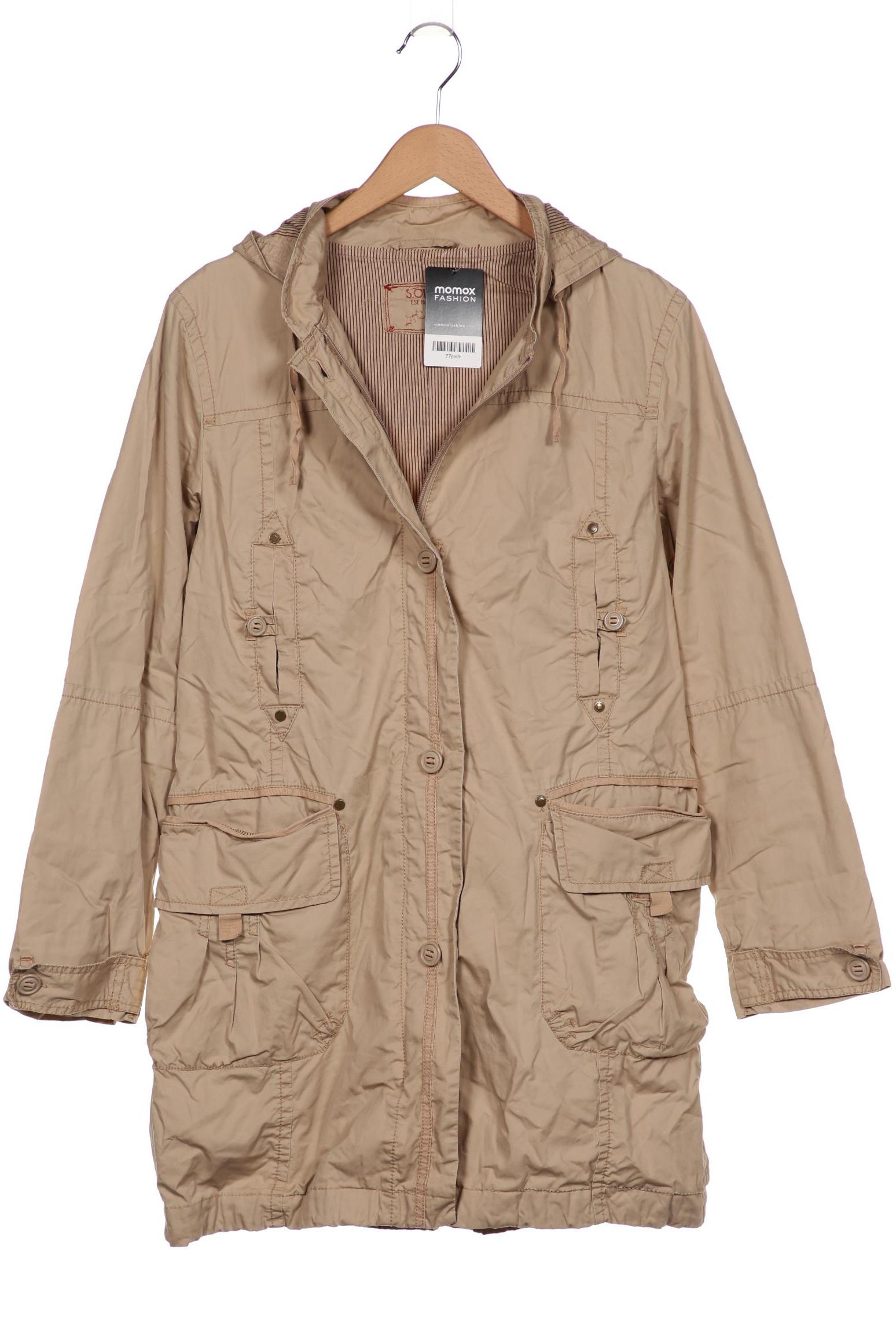 

s.Oliver Damen Mantel, beige, Gr. 40