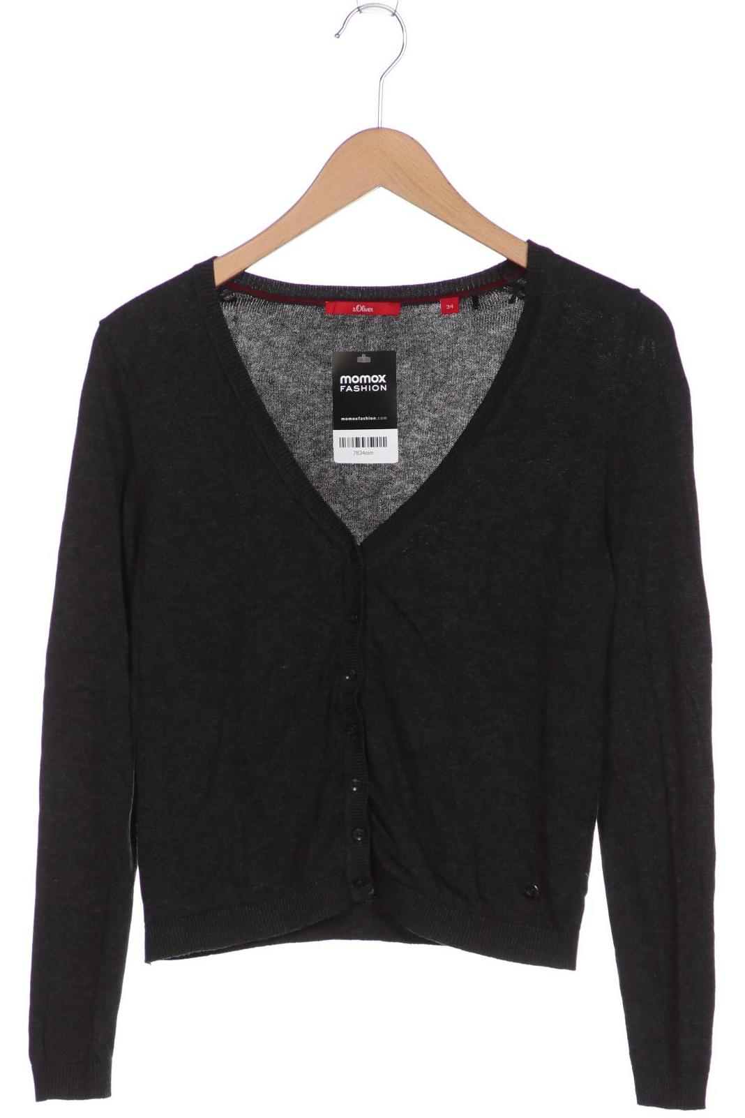 

s.Oliver Damen Strickjacke, grau