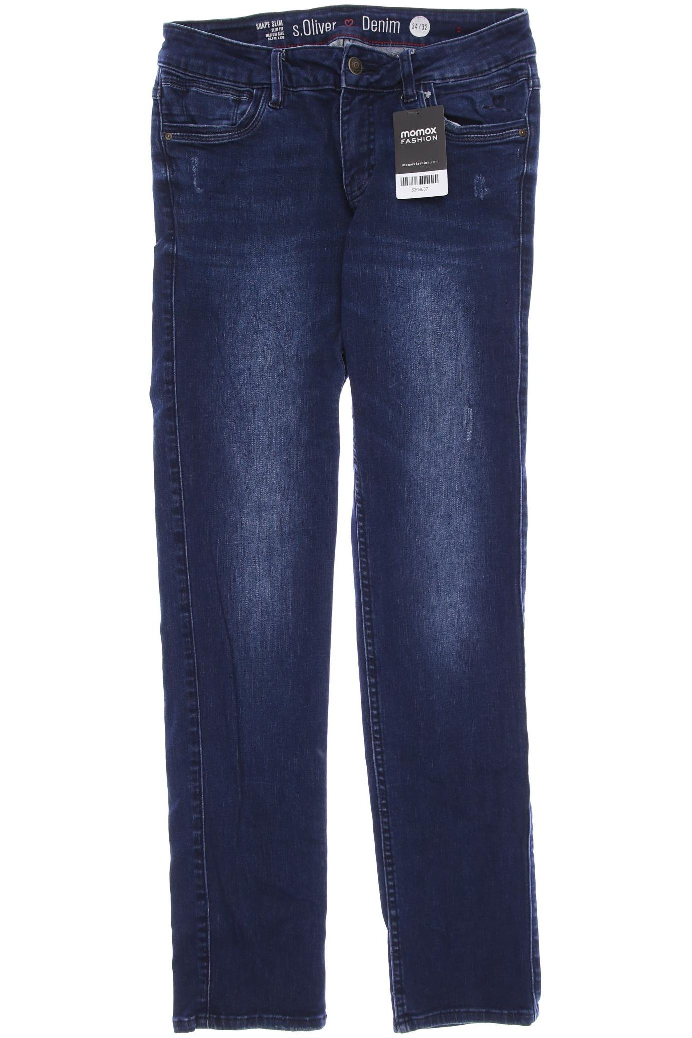 

s.Oliver Damen Jeans, blau