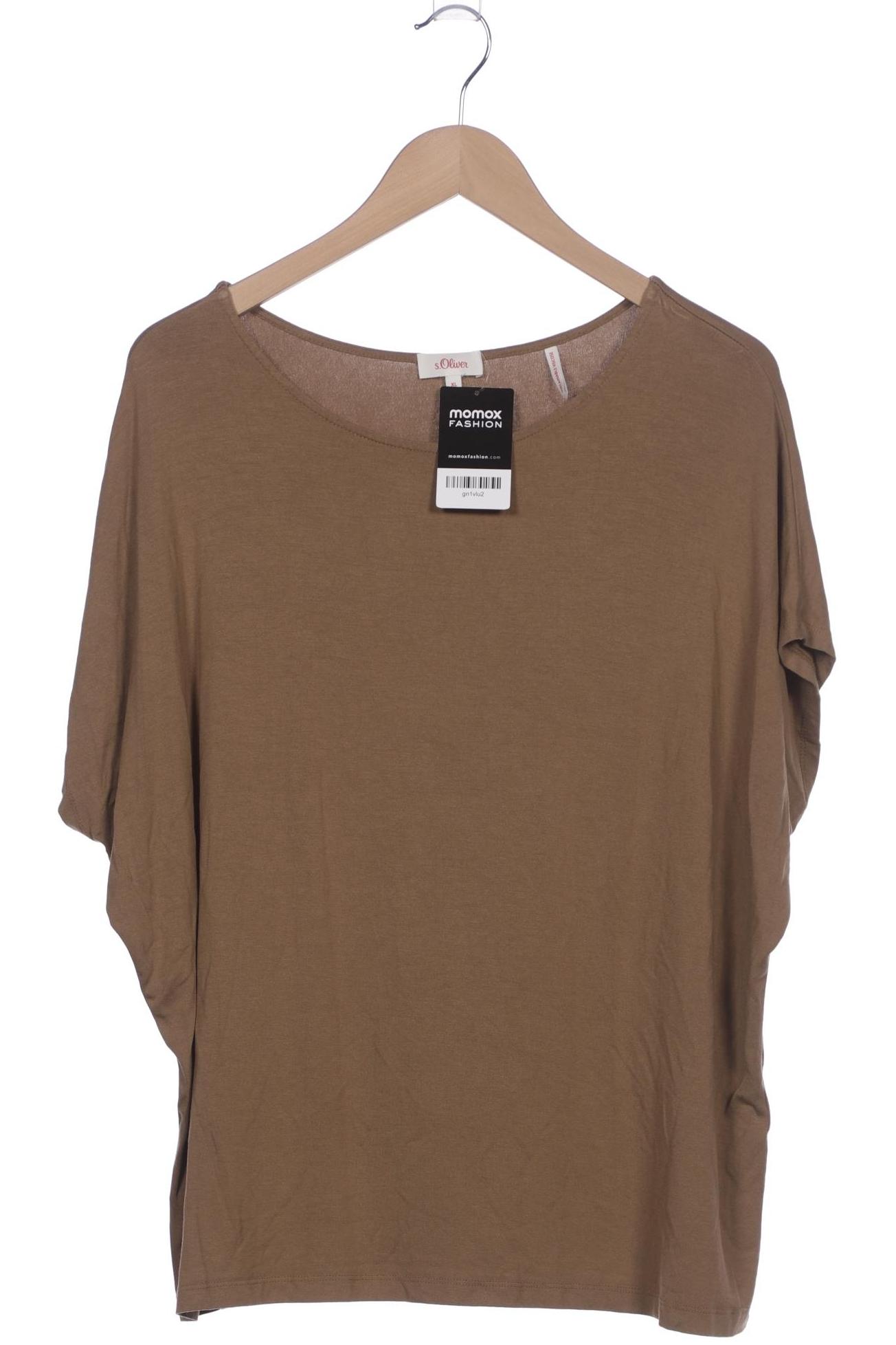 

s.Oliver Damen T-Shirt, braun, Gr. 44