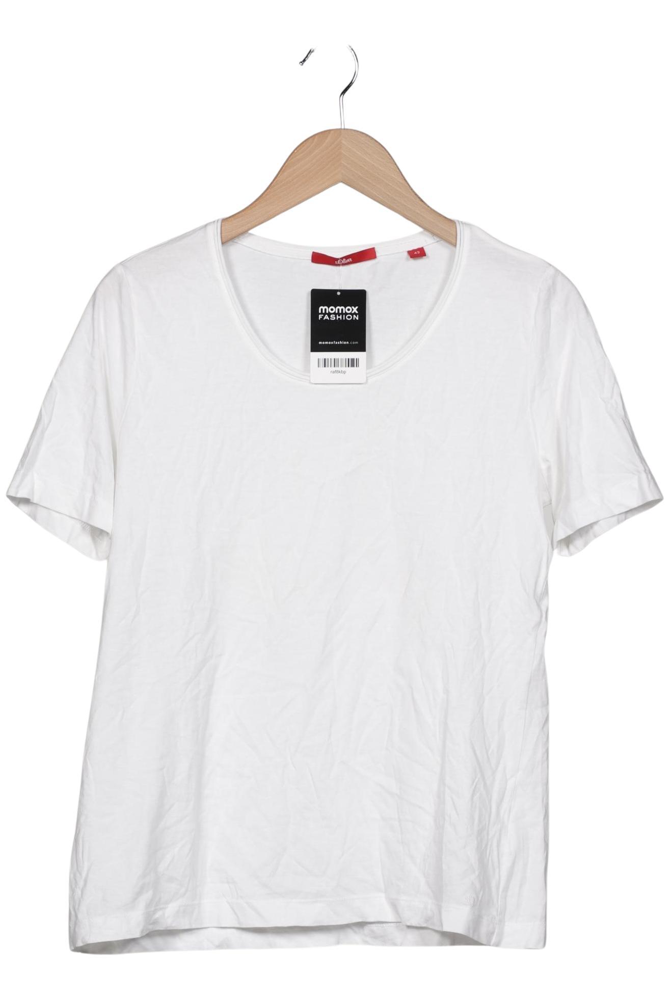

s.Oliver Damen T-Shirt, weiß, Gr. 42