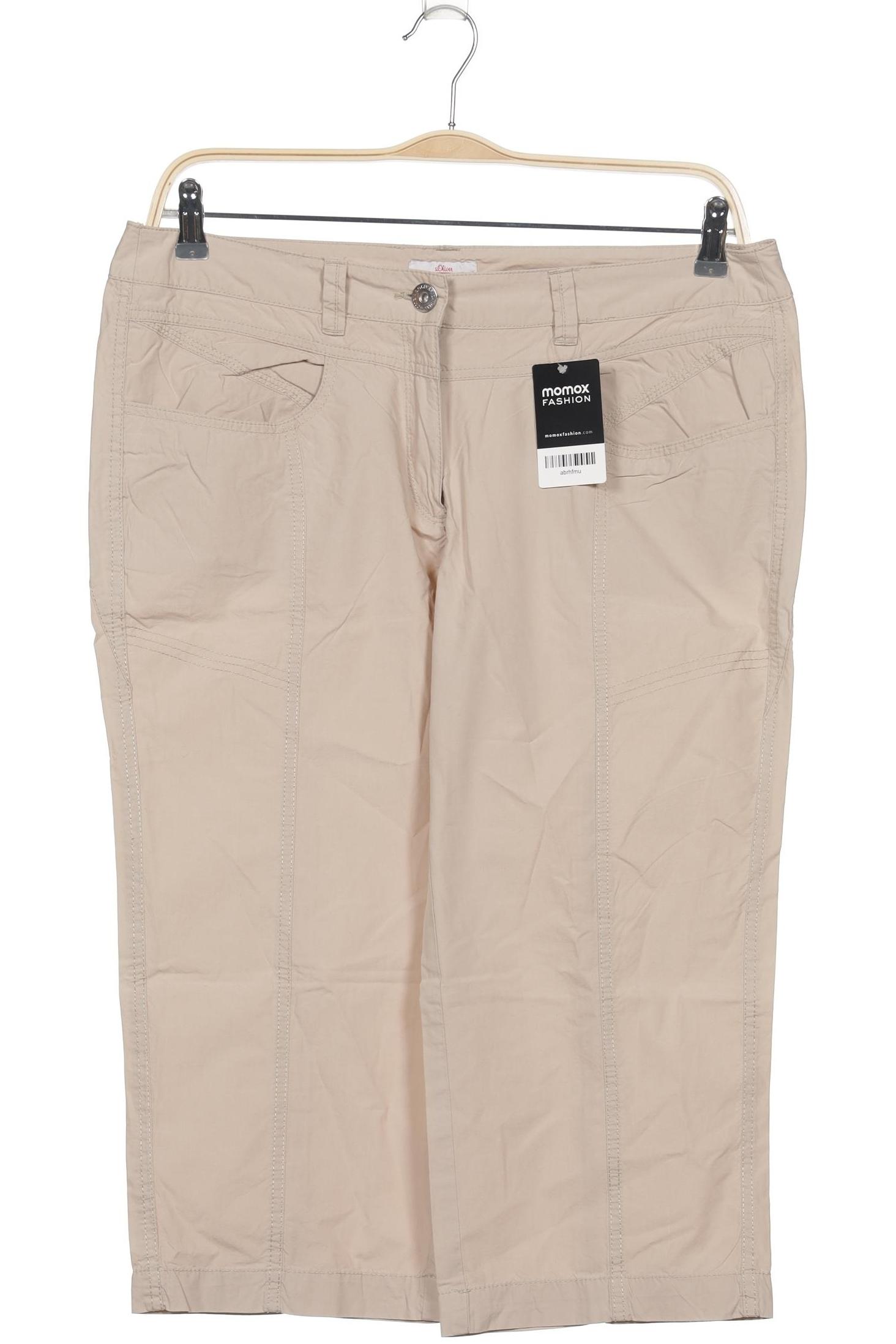 

s.Oliver Damen Stoffhose, beige, Gr. 42