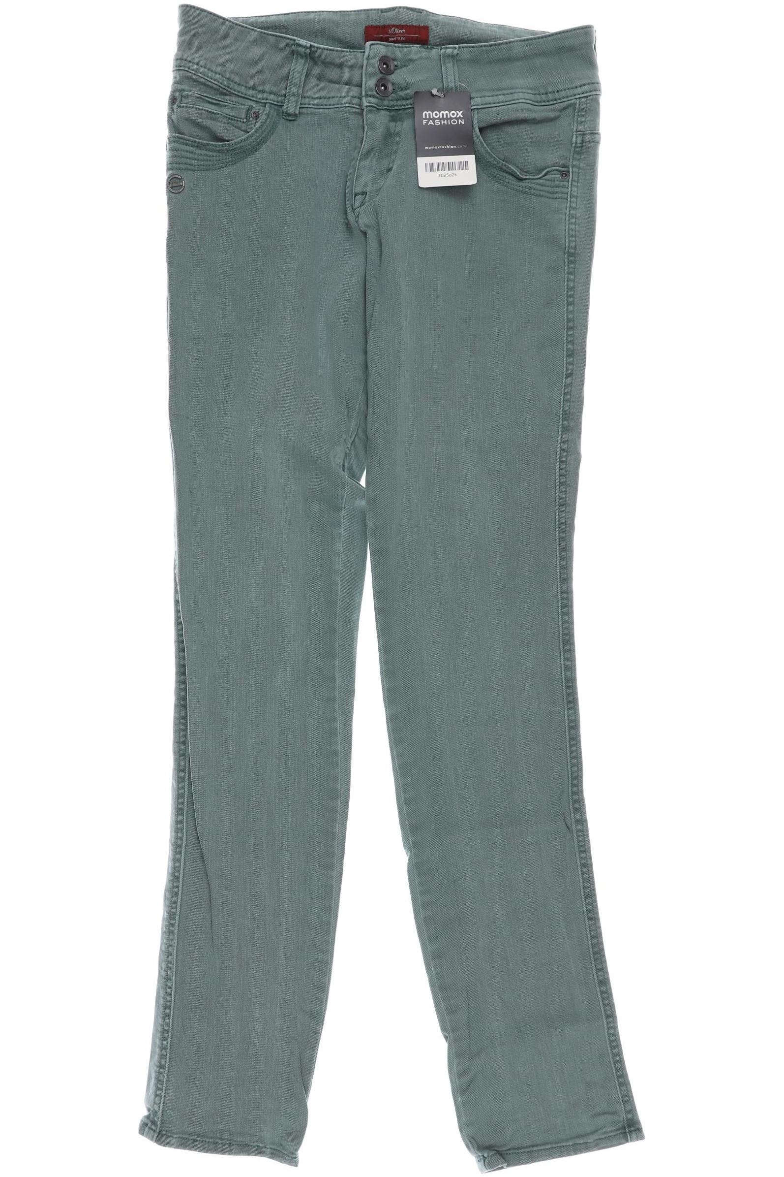 

s.Oliver Damen Jeans, grün