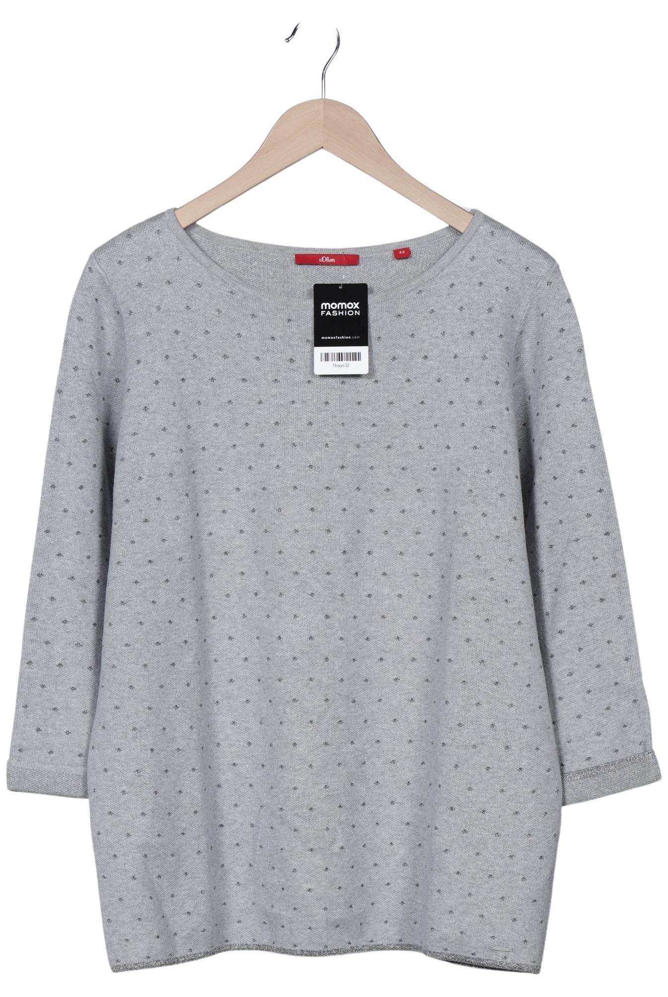 

s.Oliver Damen Pullover, grau, Gr. 44