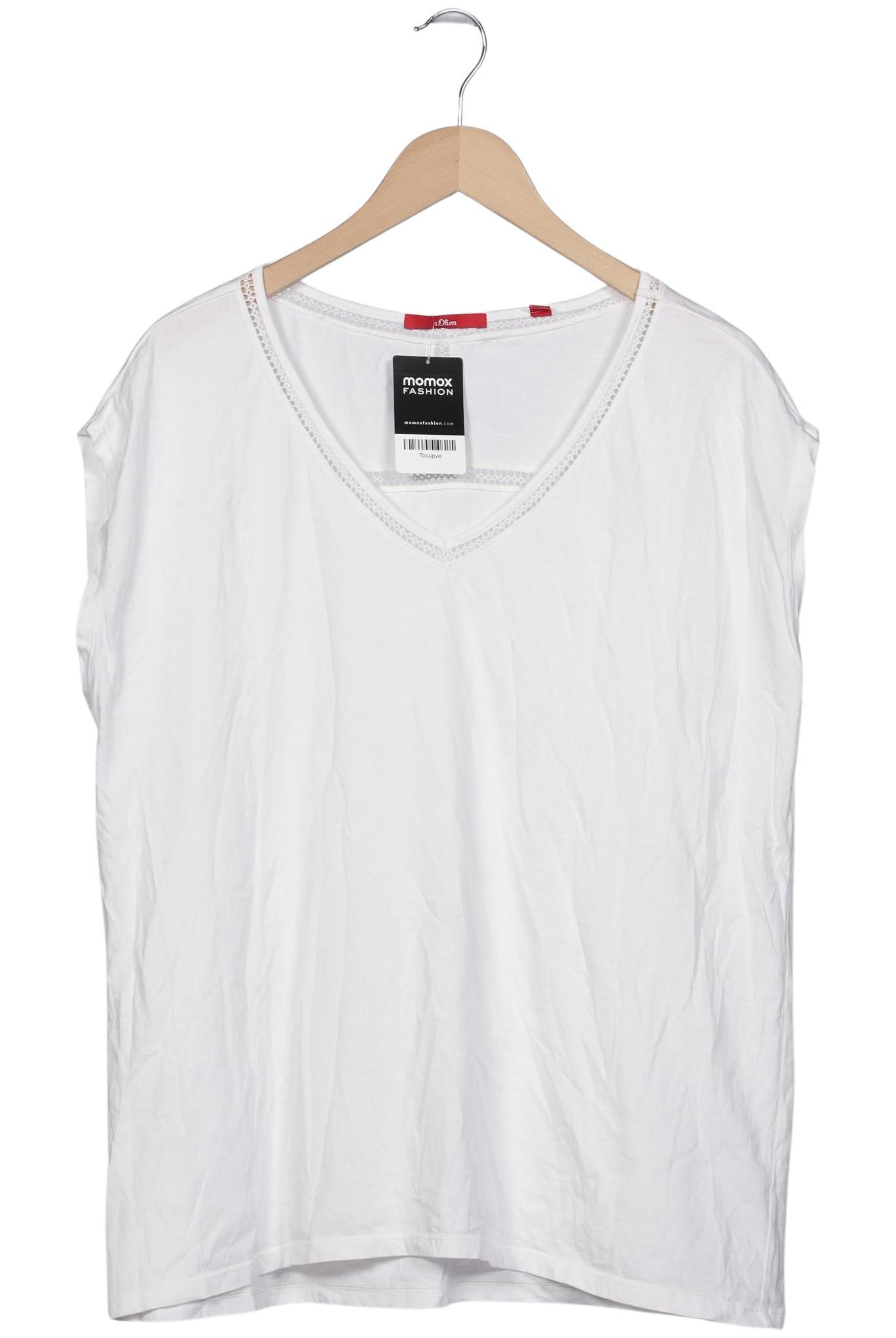 

s.Oliver Damen T-Shirt, weiß, Gr. 46