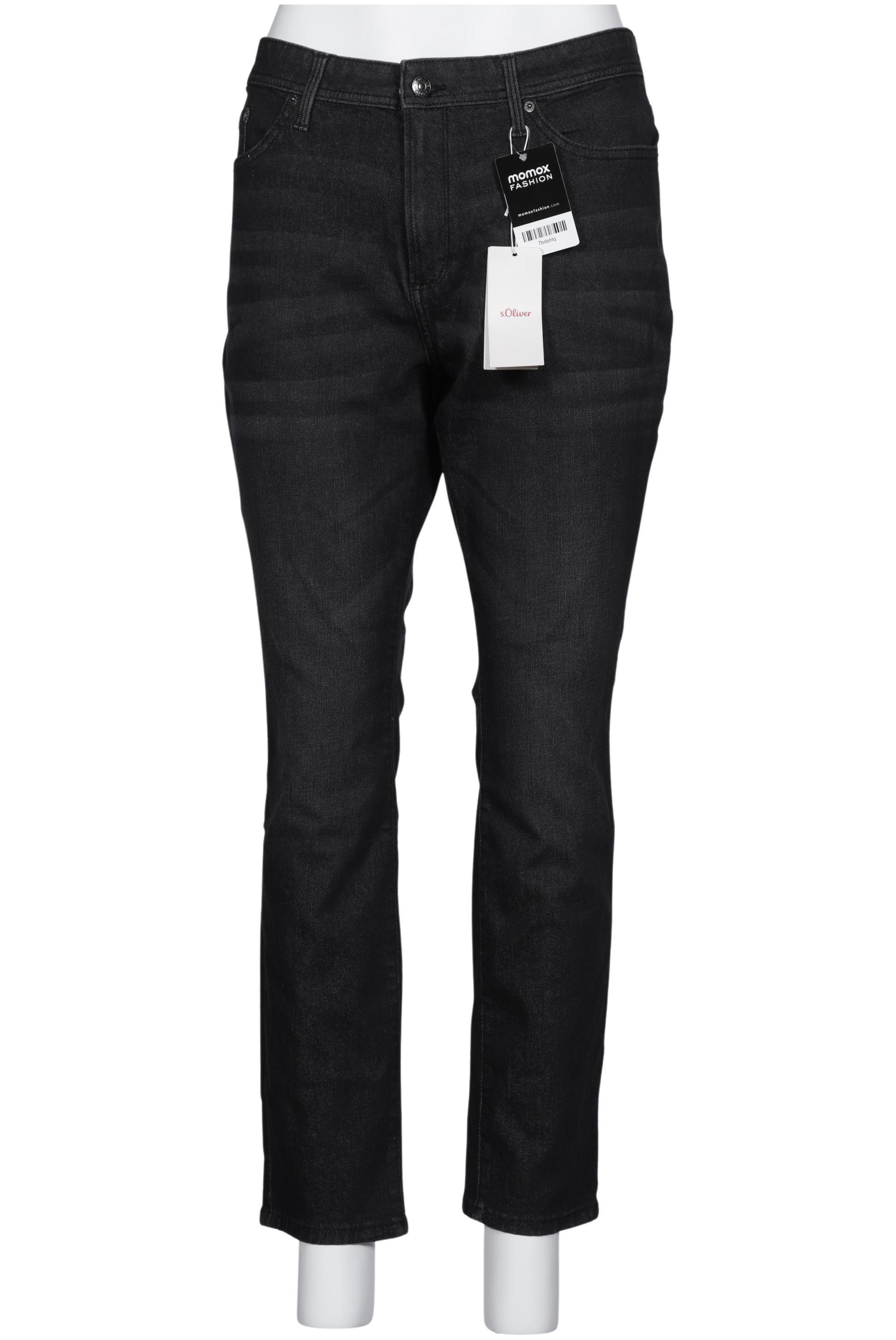 

s.Oliver Damen Jeans, schwarz, Gr. 46