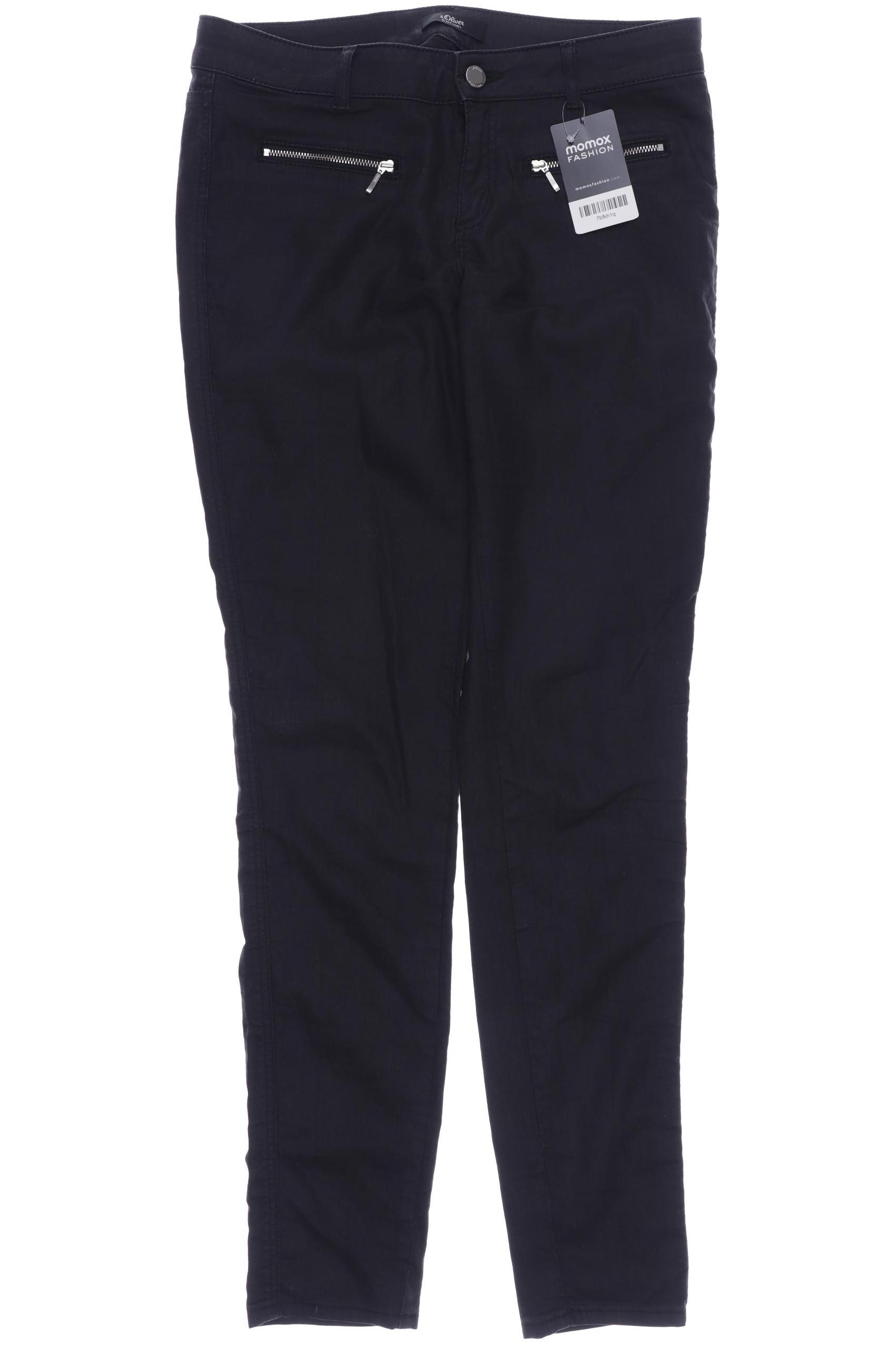 

s.Oliver Damen Jeans, schwarz