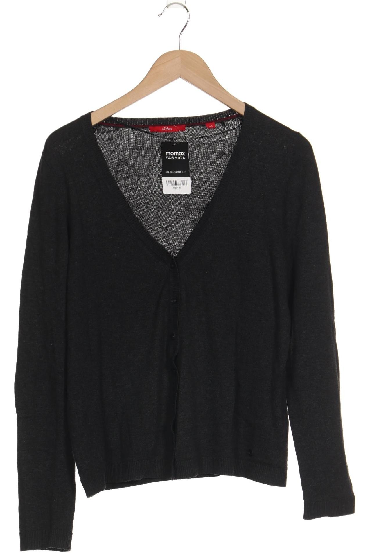 

s.Oliver Damen Strickjacke, grau, Gr. 40