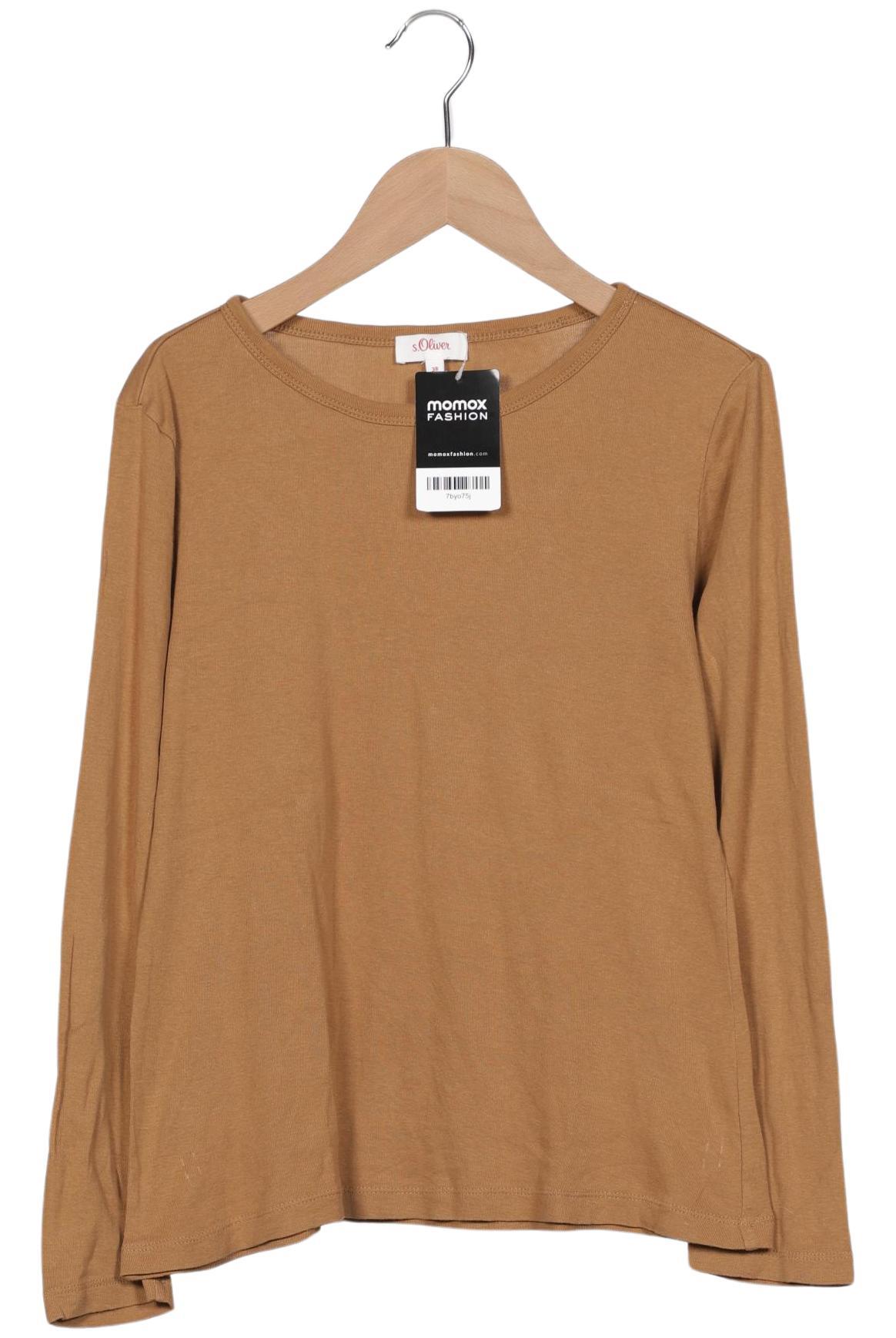 

s.Oliver Damen Langarmshirt, braun, Gr. 38