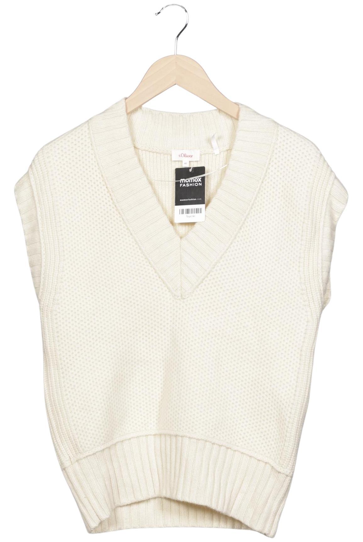 

s.Oliver Damen Pullover, cremeweiß, Gr. 40