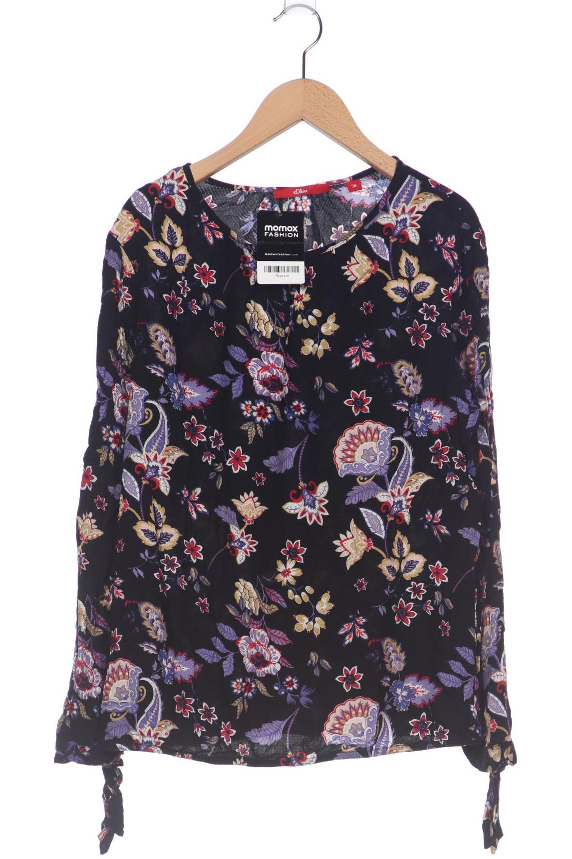 

s.Oliver Damen Langarmshirt, schwarz, Gr. 38