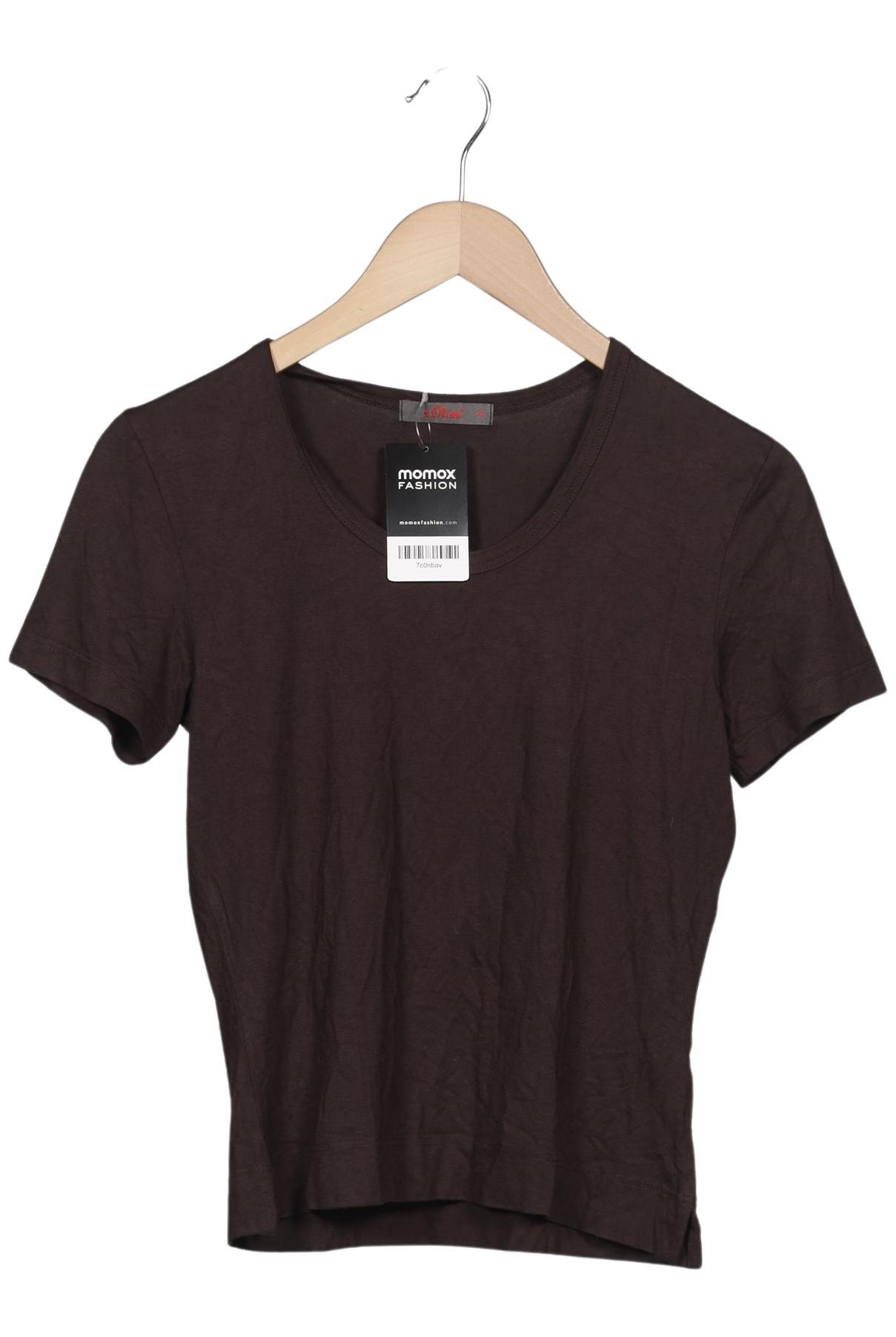 

s.Oliver Damen T-Shirt, bordeaux, Gr. 38