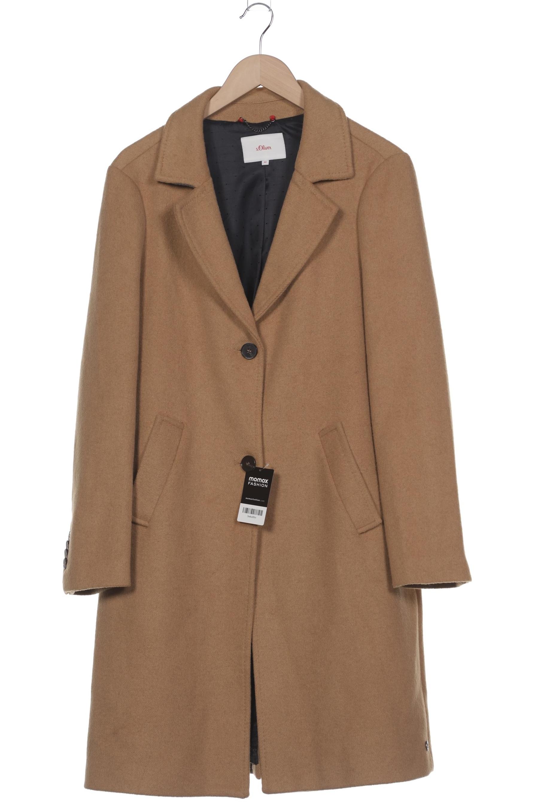

s.Oliver Damen Mantel, beige, Gr. 42