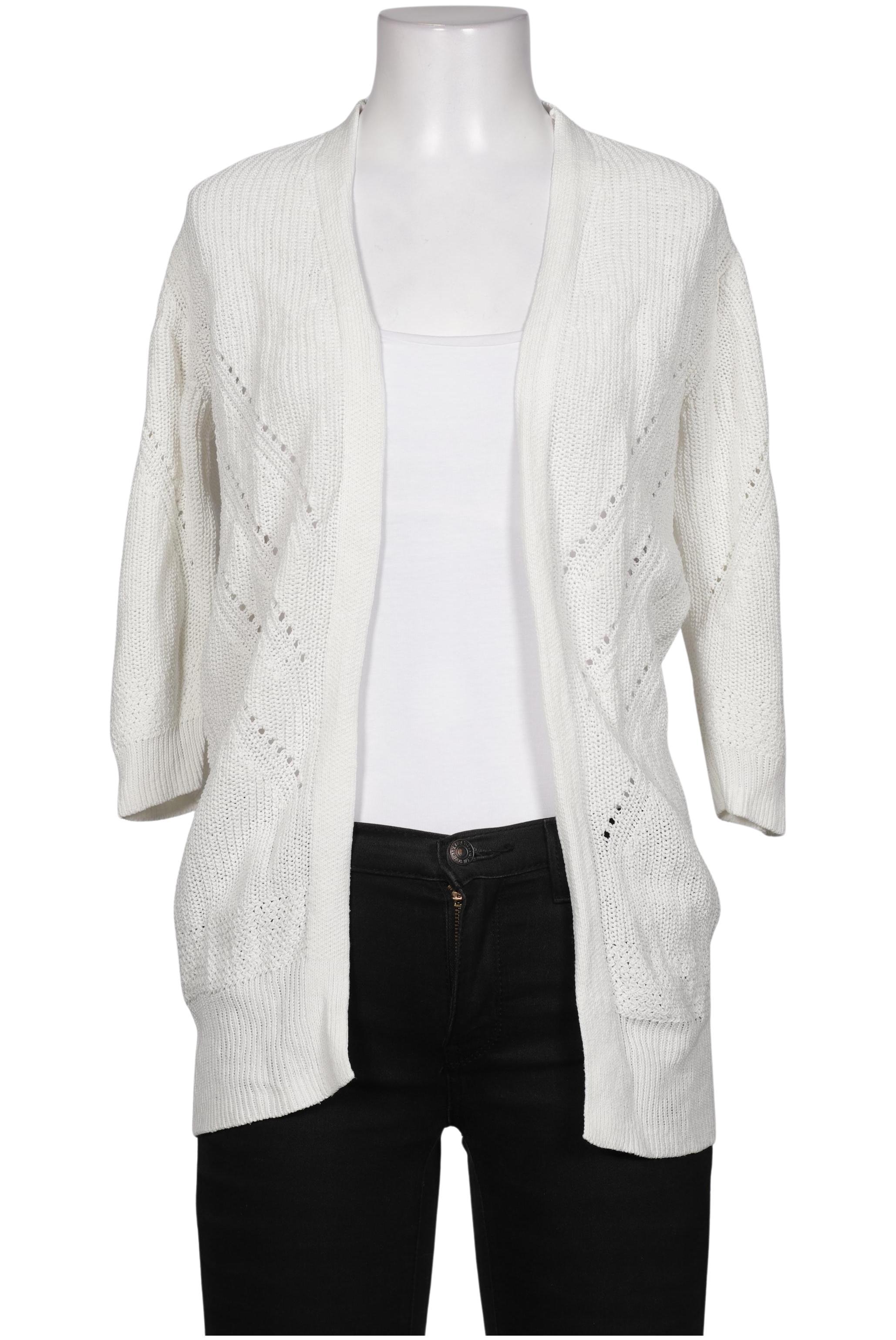 

s.Oliver Damen Strickjacke, weiß, Gr. 34