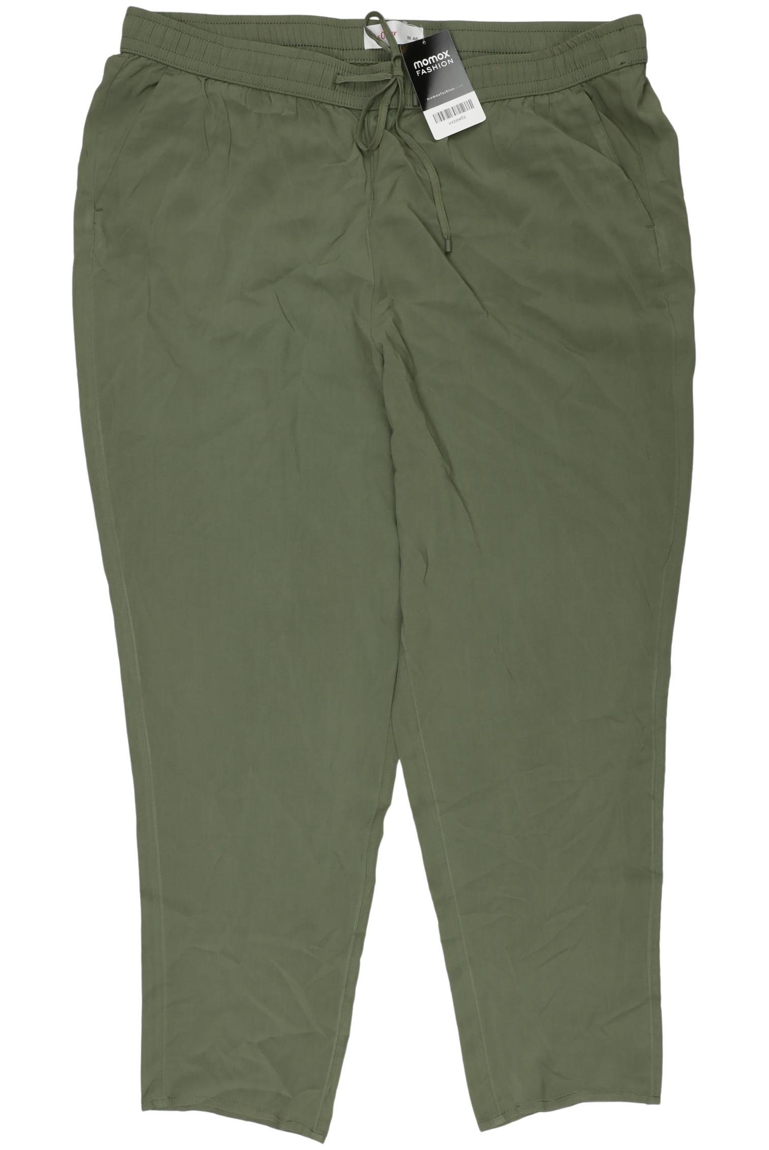 

s.Oliver Damen Stoffhose, grün, Gr. 46