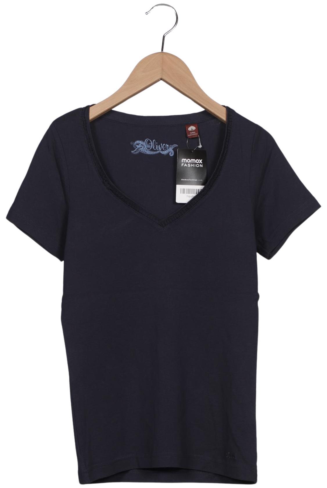 

s.Oliver Damen T-Shirt, marineblau, Gr. 36