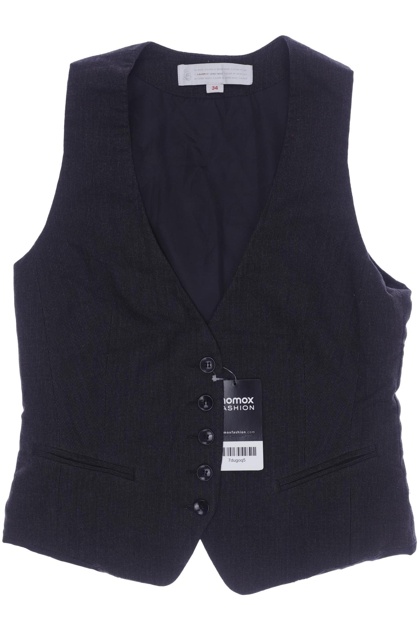 

s.Oliver Damen Weste, schwarz