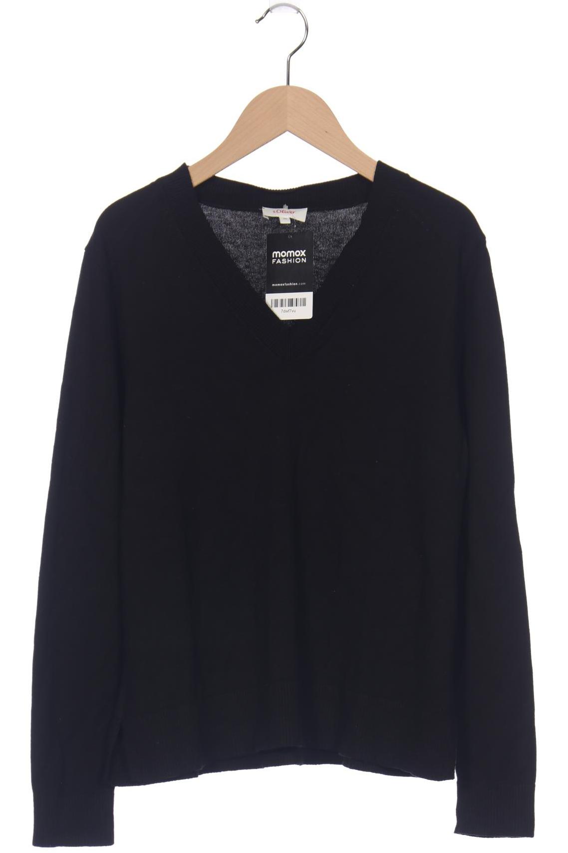 

s.Oliver Damen Pullover, schwarz