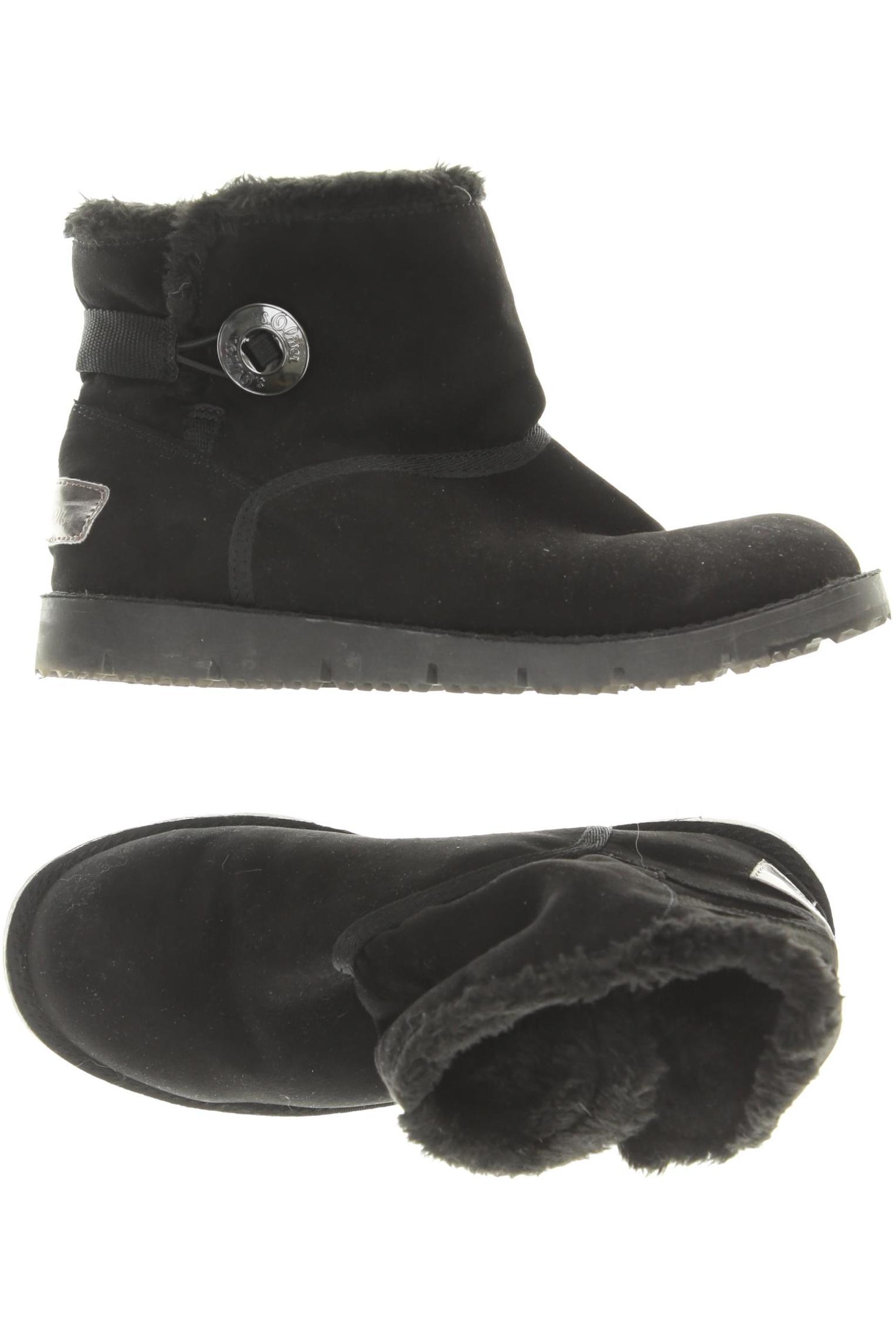 

s.Oliver Damen Stiefelette, schwarz, Gr. 38