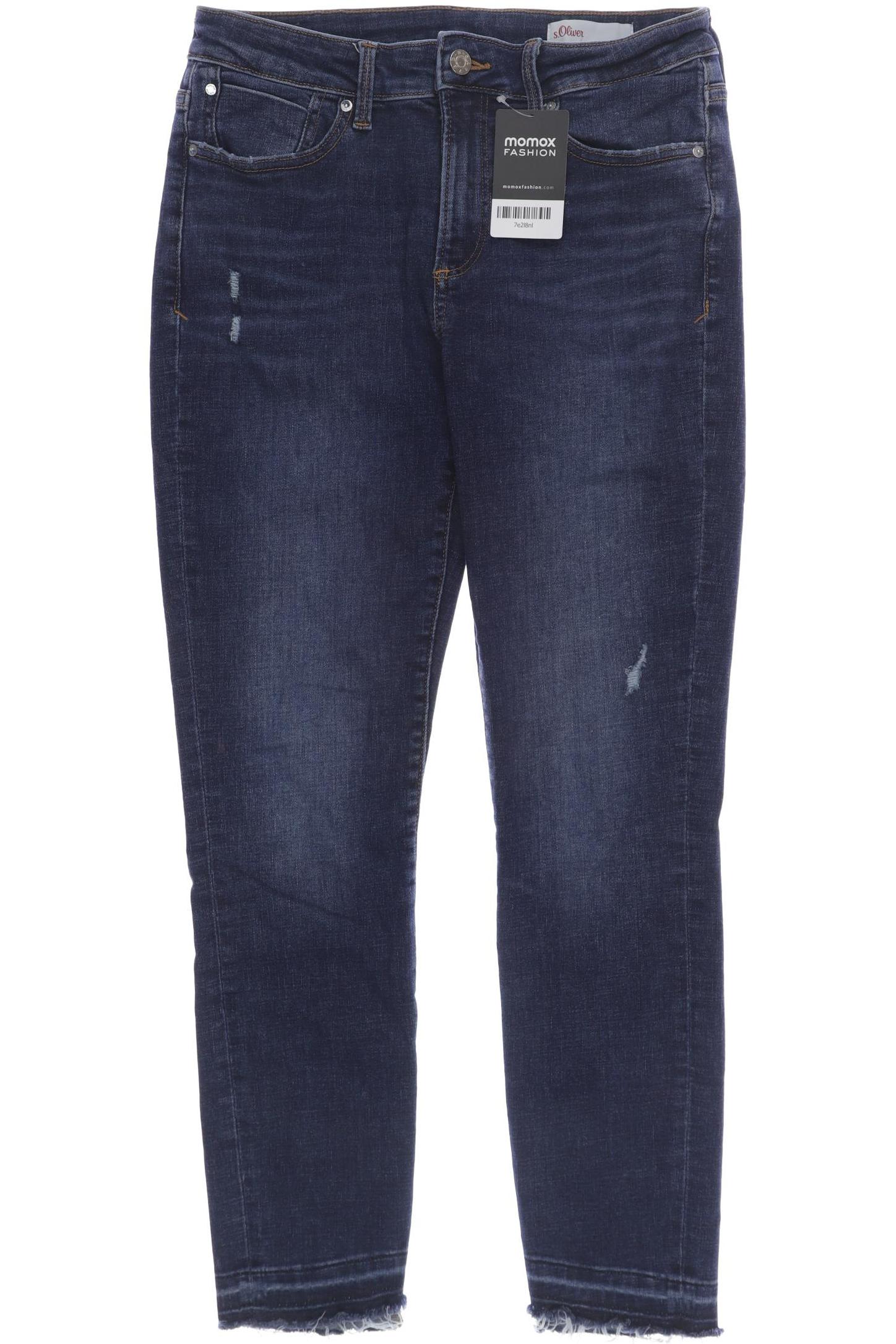 

s.Oliver Damen Jeans, marineblau