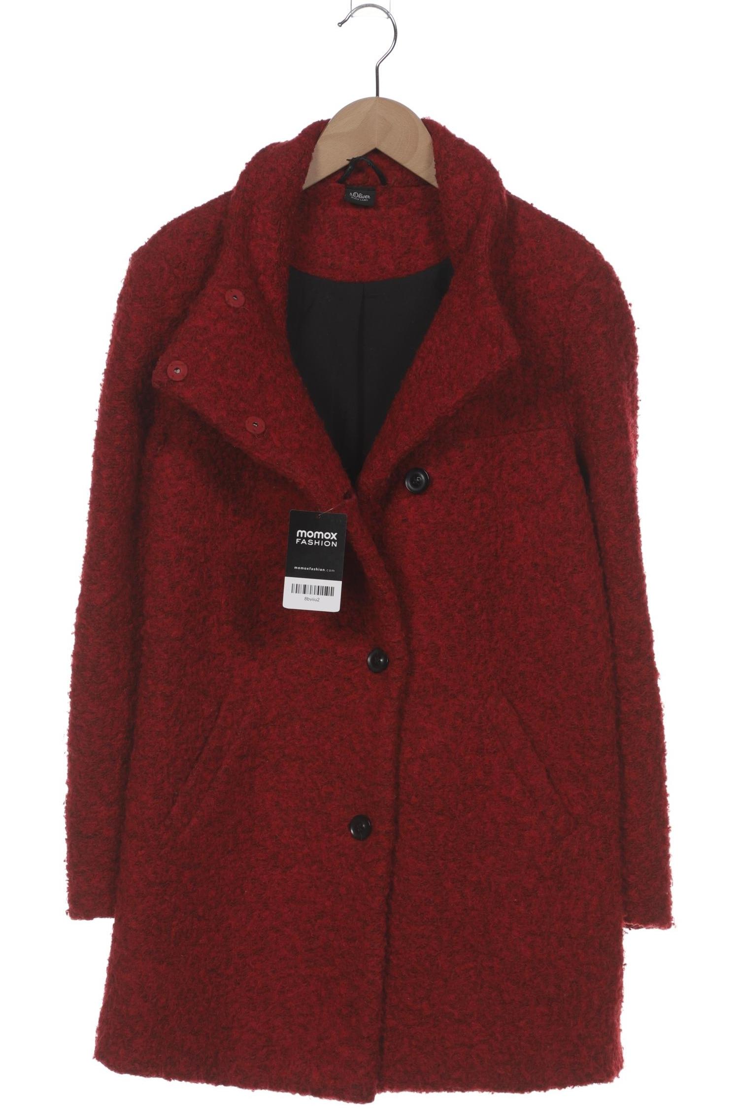 

s.Oliver Damen Mantel, rot, Gr. 34