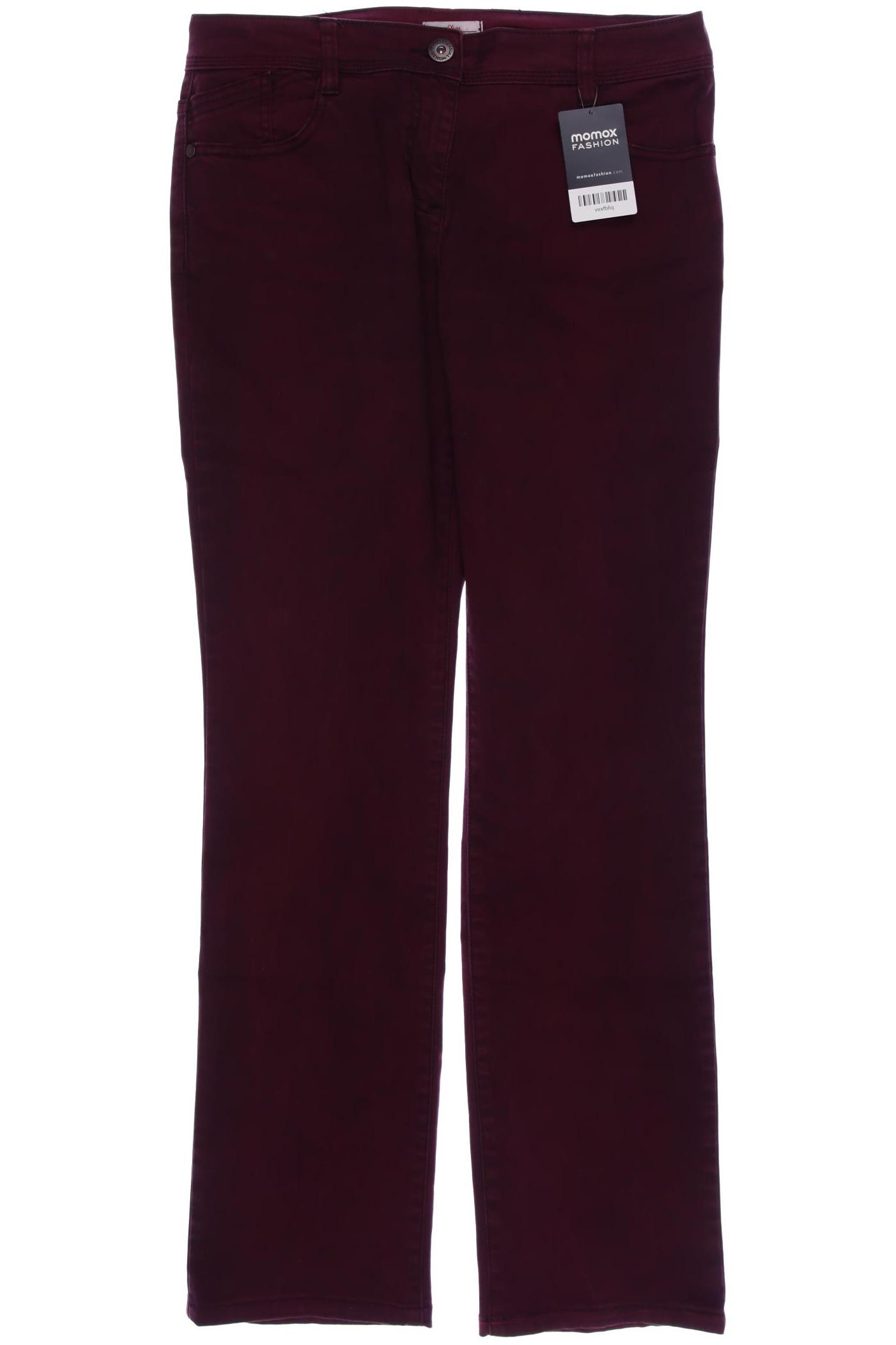 

s.Oliver Damen Jeans, bordeaux, Gr. 38