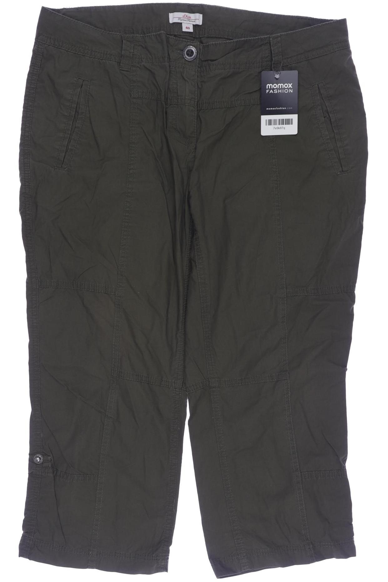 

s.Oliver Damen Stoffhose, grün, Gr. 40