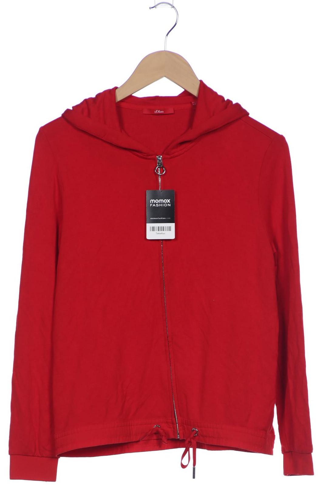 

s.Oliver Damen Kapuzenpullover, rot, Gr. 36