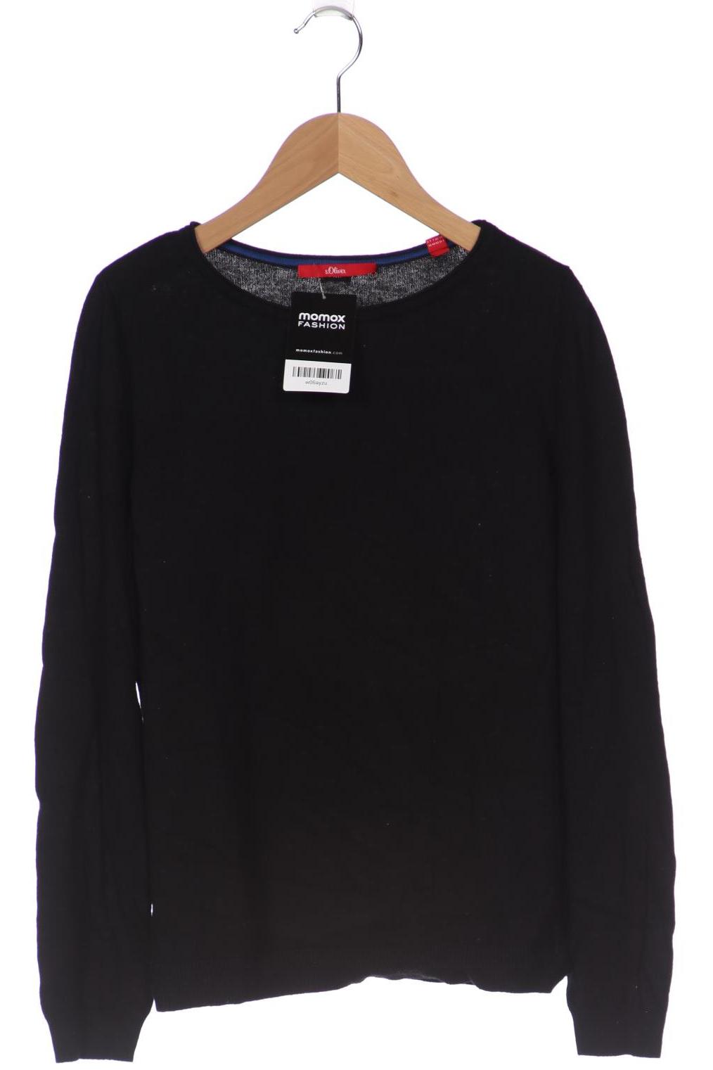 

s.Oliver Damen Pullover, schwarz