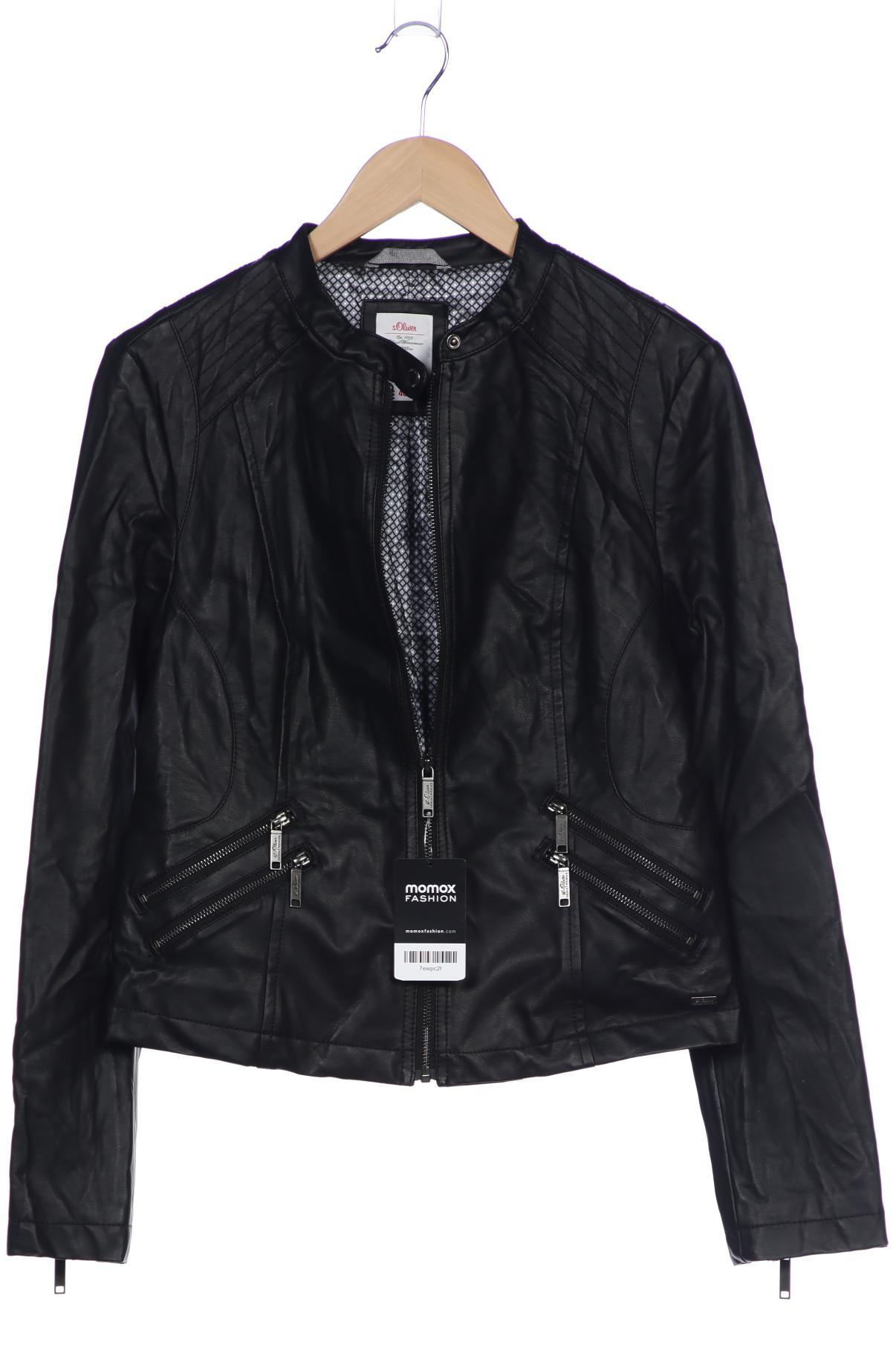 

s.Oliver Damen Jacke, schwarz, Gr. 40
