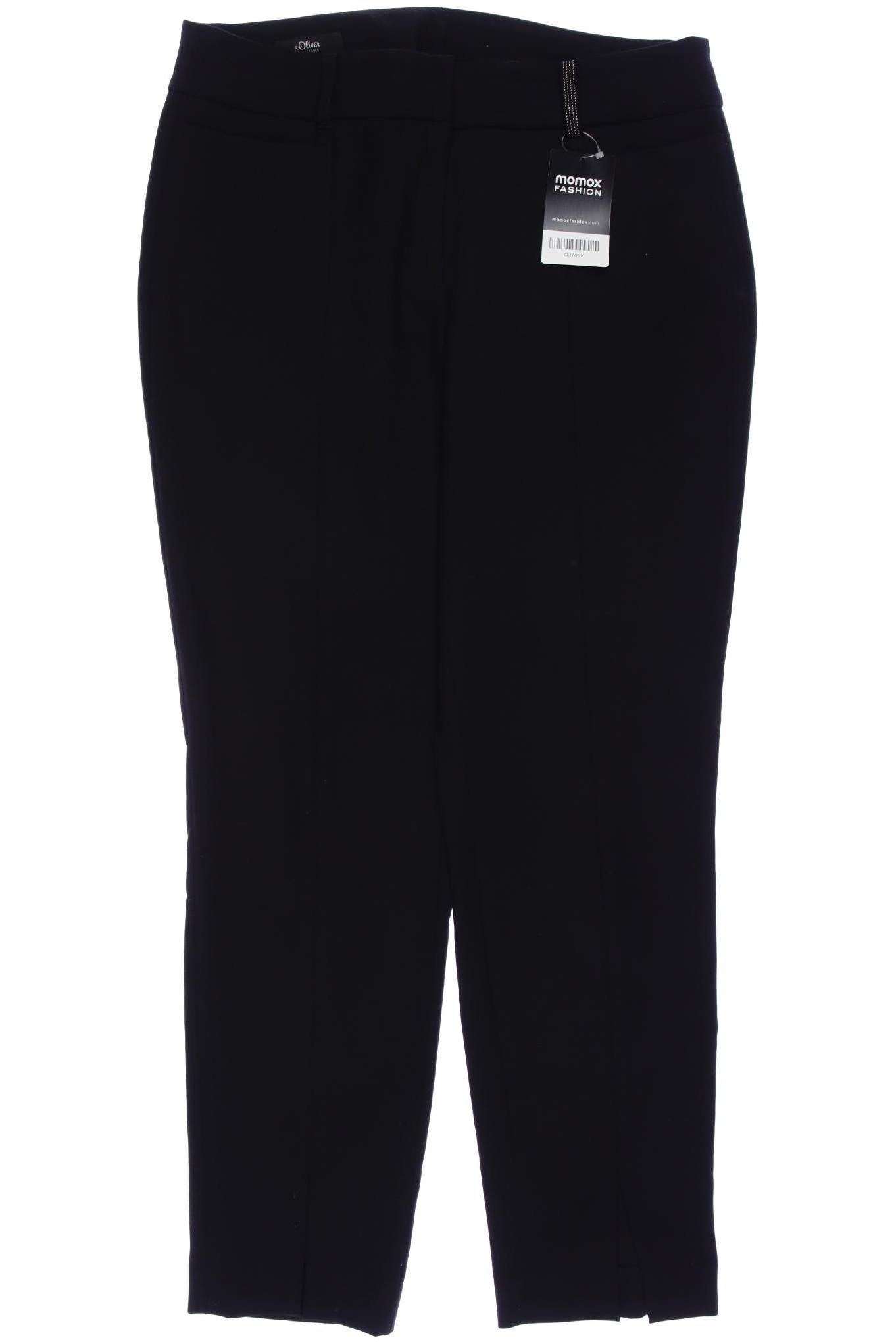 

s.Oliver Damen Stoffhose, schwarz, Gr. 38