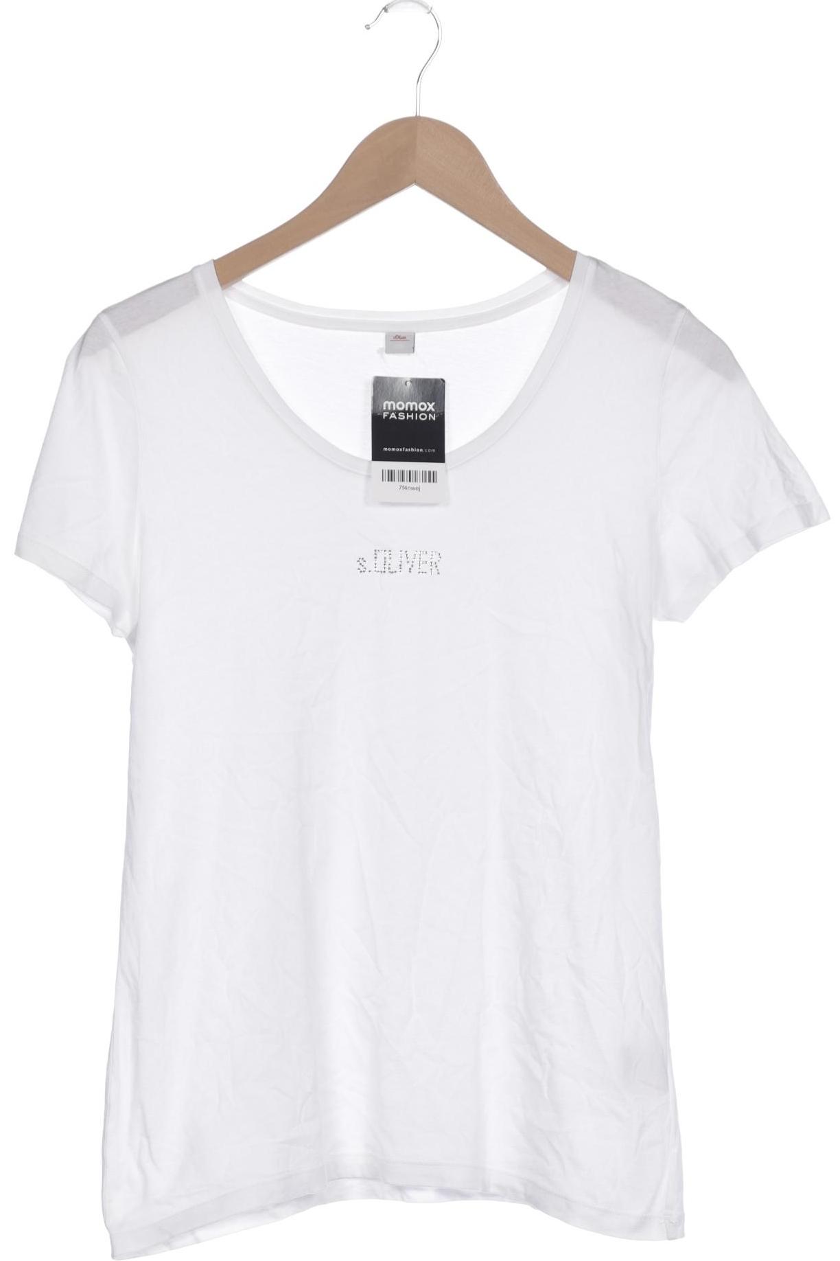 

s.Oliver Damen T-Shirt, weiß, Gr. 40