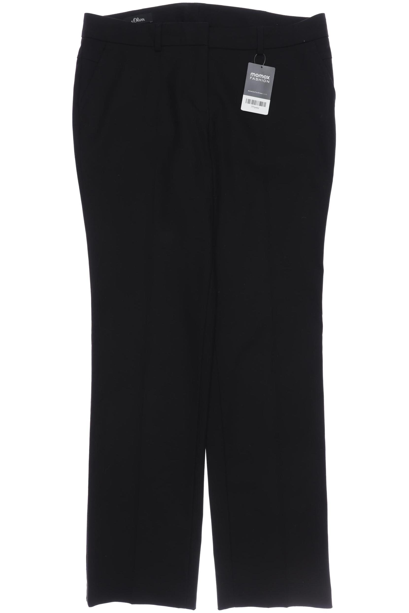 

s.Oliver Damen Stoffhose, schwarz, Gr. 40