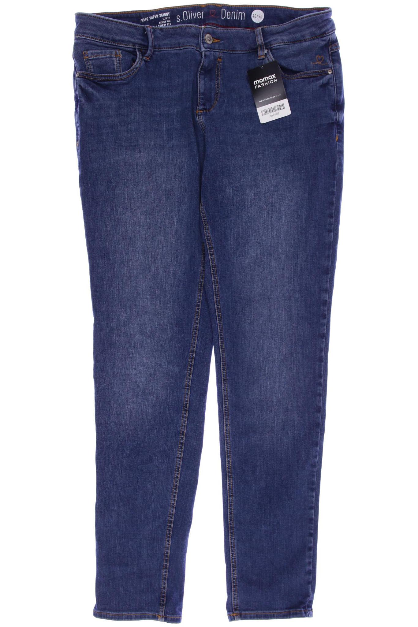 

s.Oliver Damen Jeans, marineblau