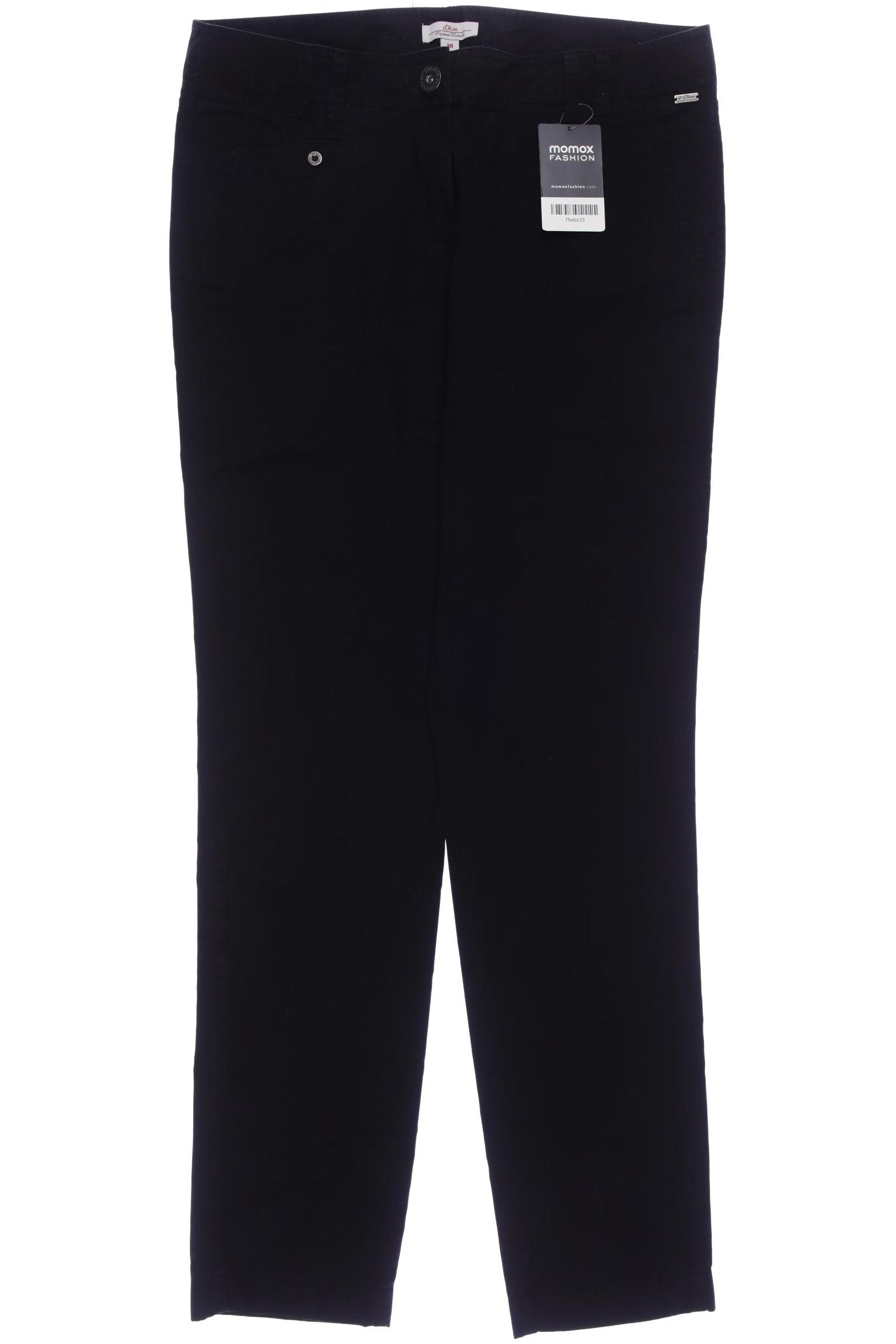 

s.Oliver Damen Stoffhose, schwarz, Gr. 38