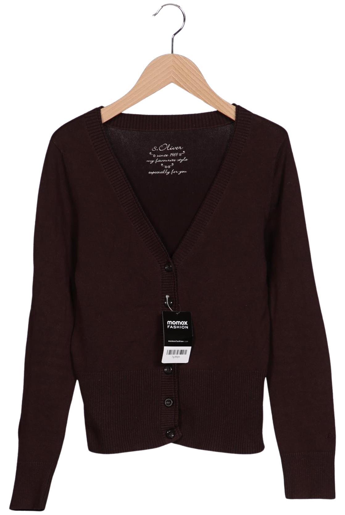 

s.Oliver Damen Strickjacke, braun, Gr. 36
