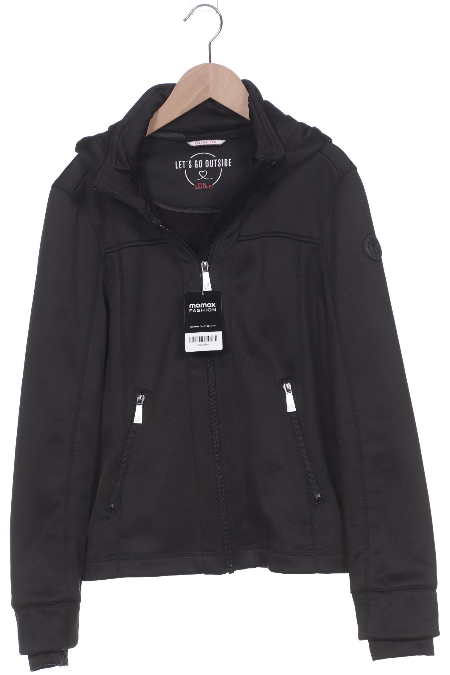 

s.Oliver Damen Jacke, schwarz, Gr. 38