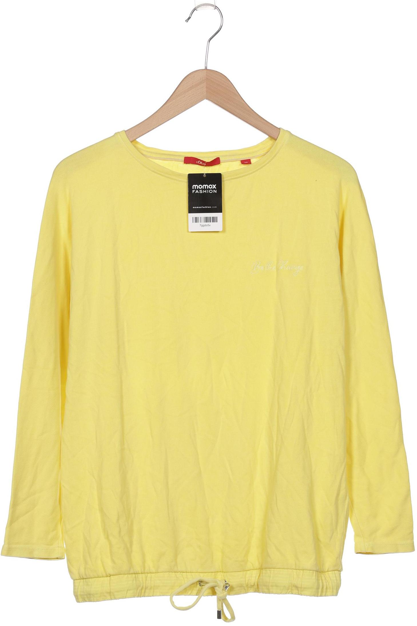 

s.Oliver Damen Pullover, gelb, Gr. 38