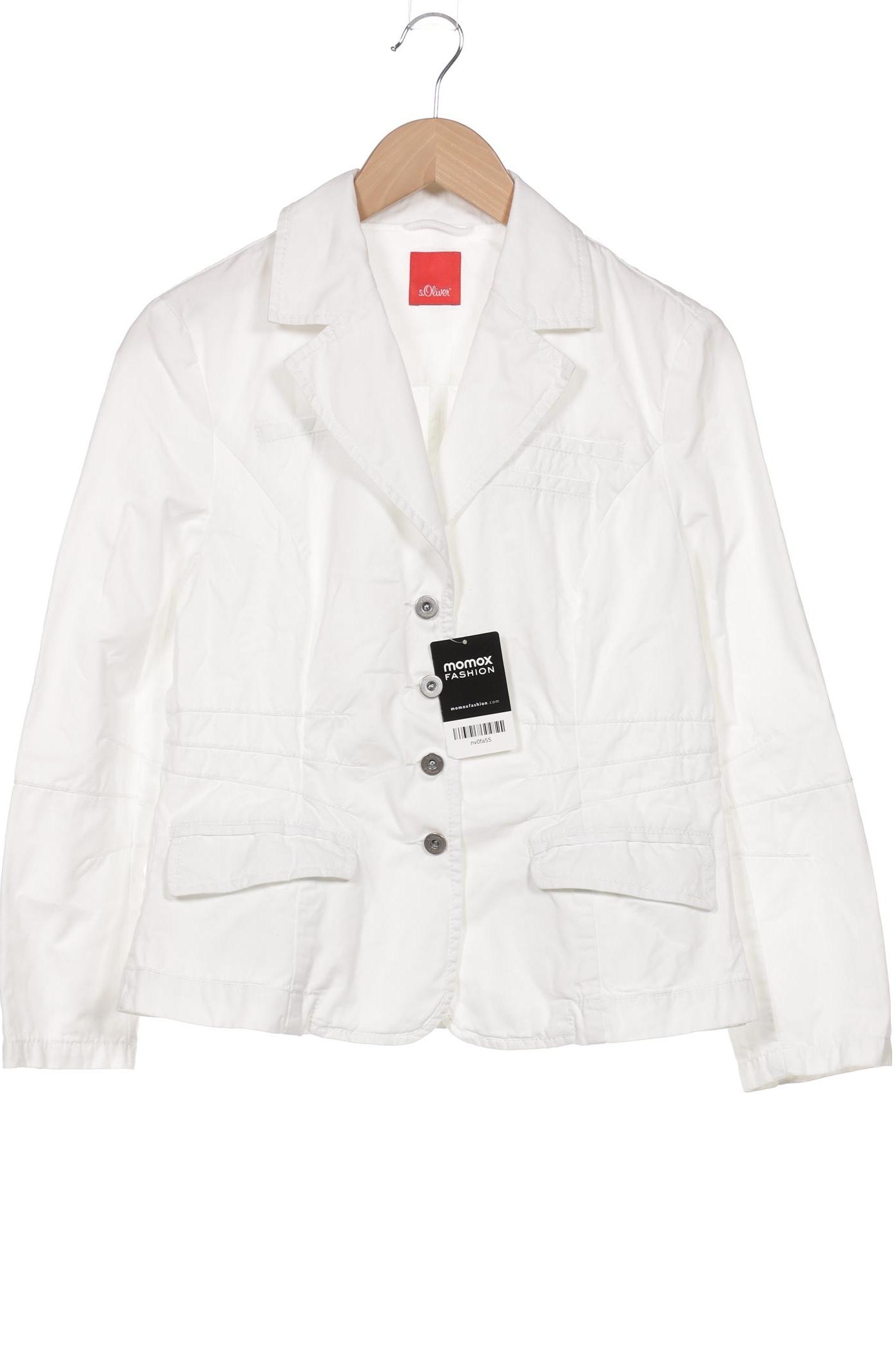 

s.Oliver Damen Jacke, weiß, Gr. 40