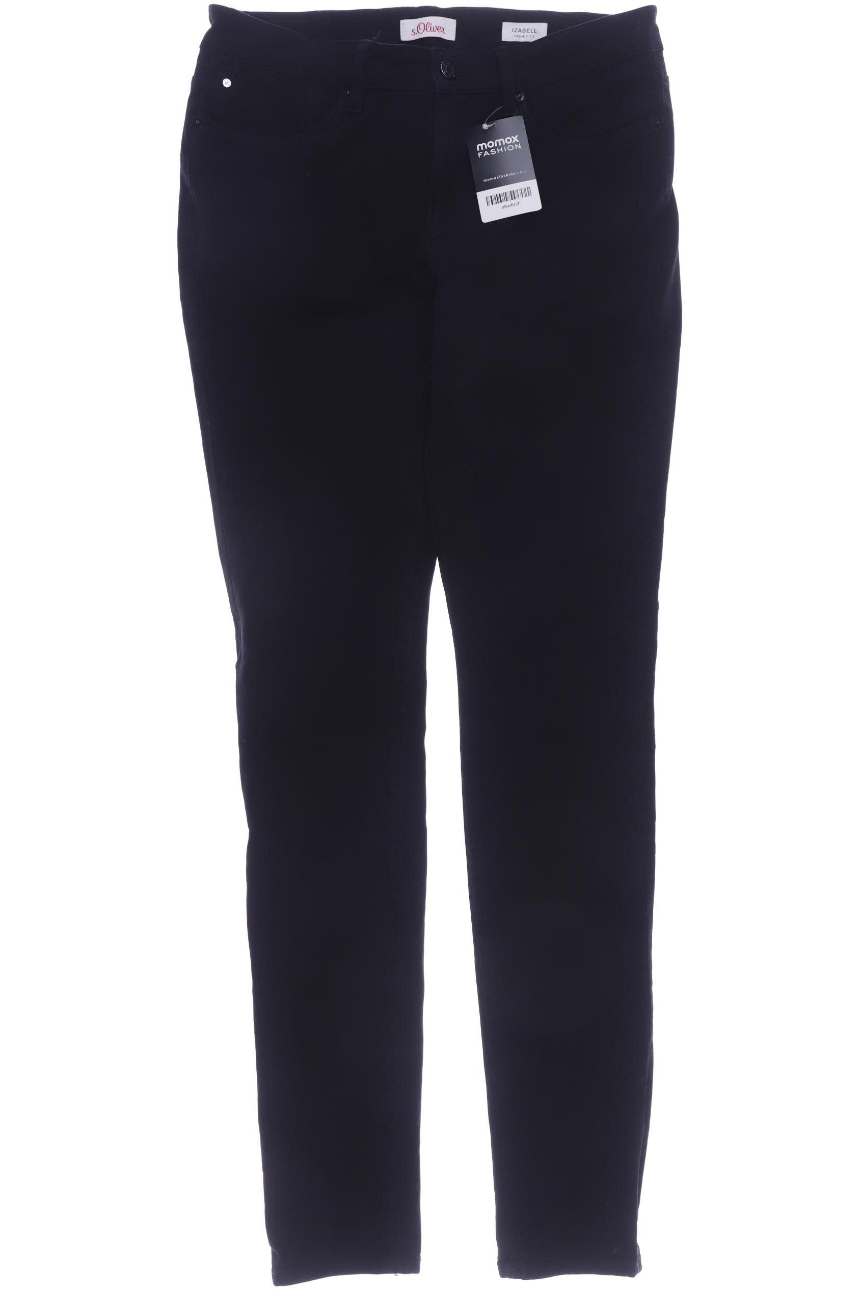 

s.Oliver Damen Jeans, schwarz