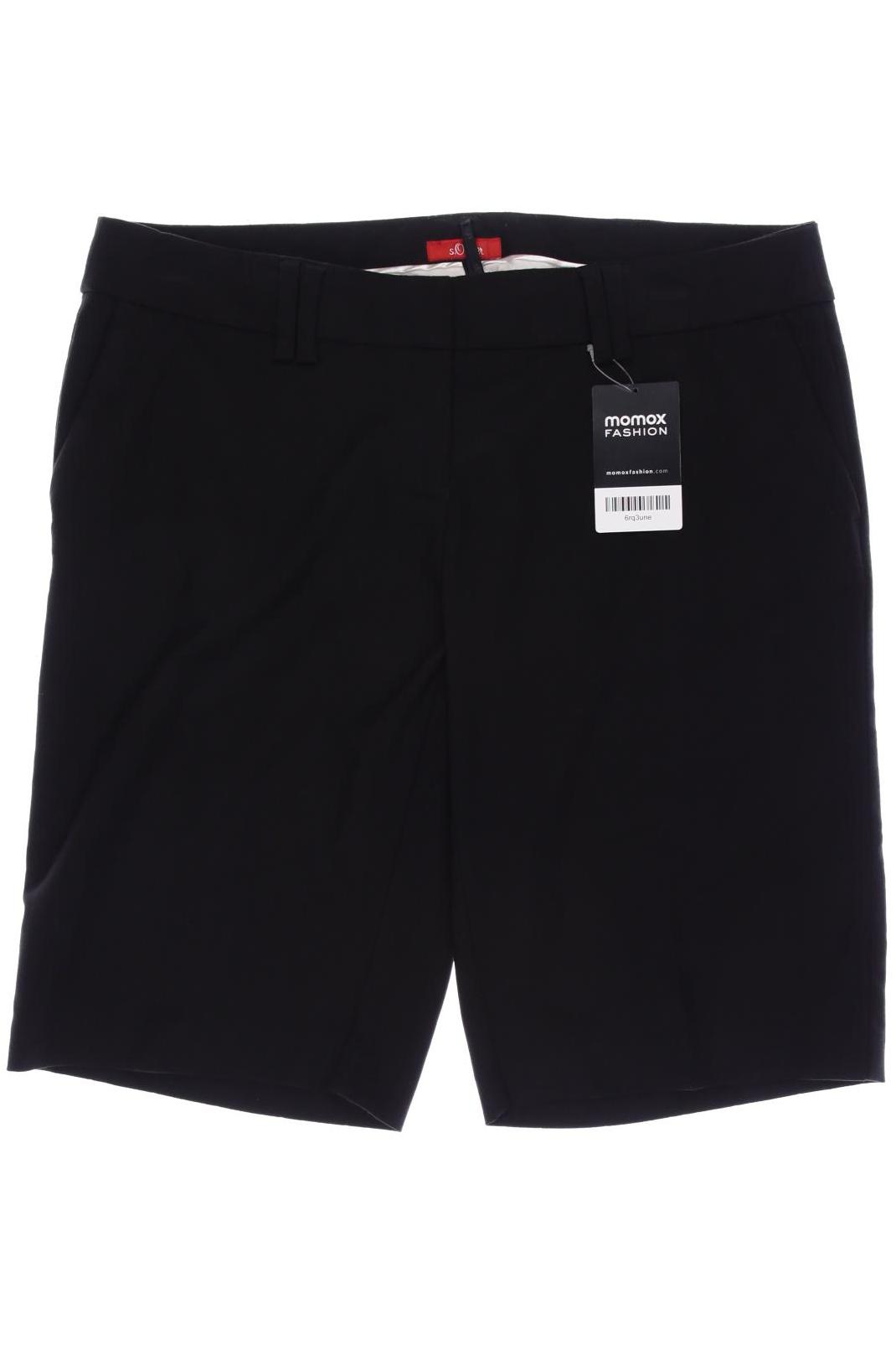 

s.Oliver Damen Shorts, schwarz