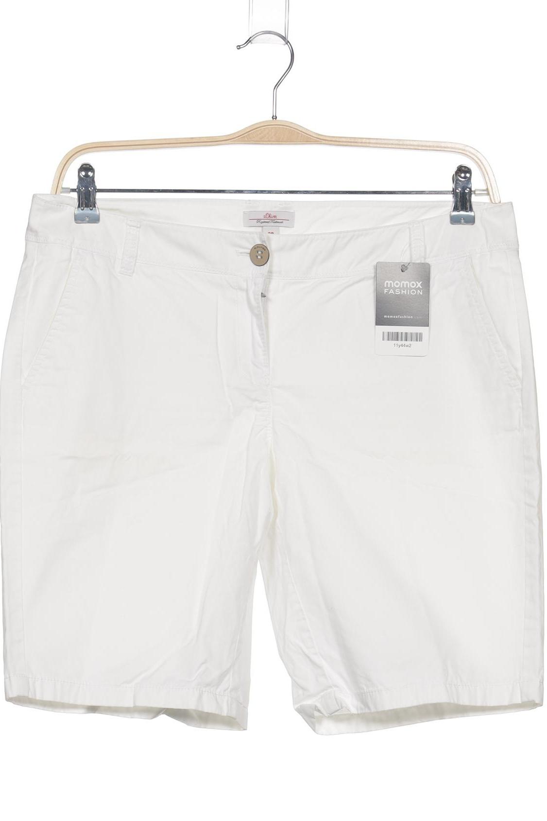 

s.Oliver Damen Shorts, weiß, Gr. 38
